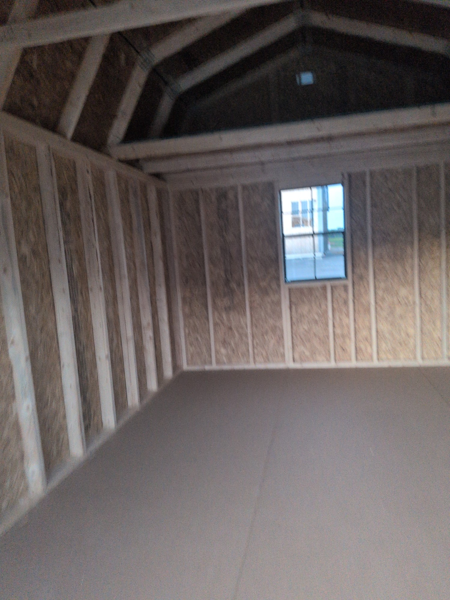 Lofted Barn 8' Garage - 10x16
