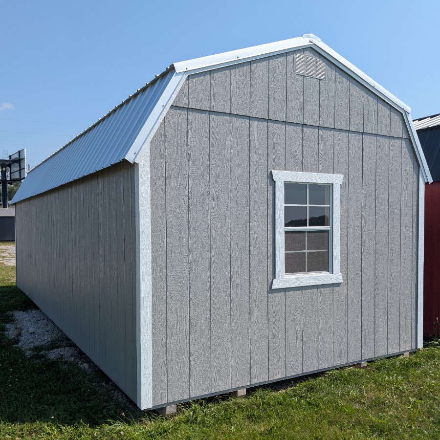 Lofted Barn Garage - 12x28 image 2