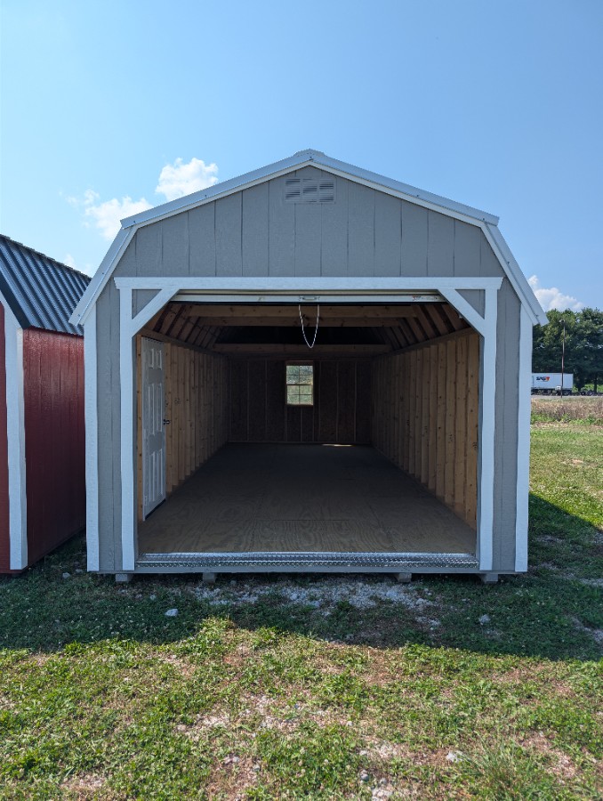 Lofted Barn Garage - 12x28 image 3