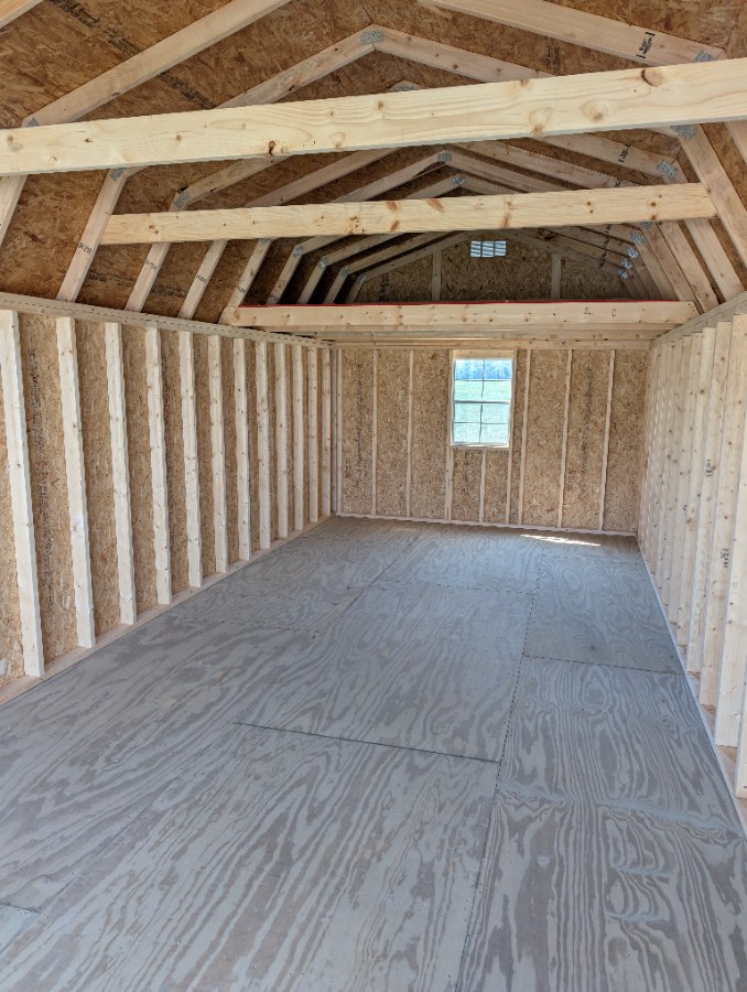 Lofted Barn Garage - 12x28 image 4