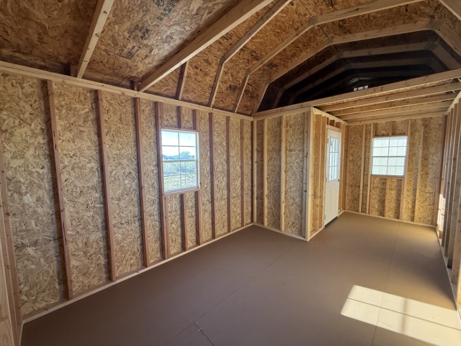 Lofted Barn Side Porch - 10x20