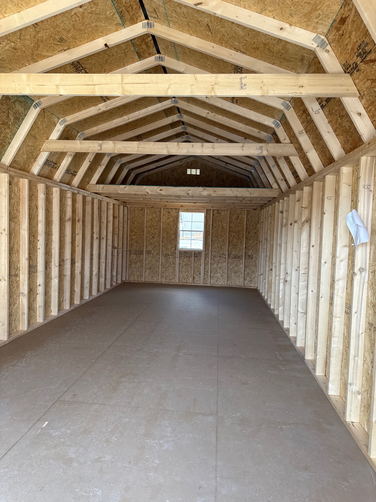 Lofted Barn Garage - 12x28 image 4