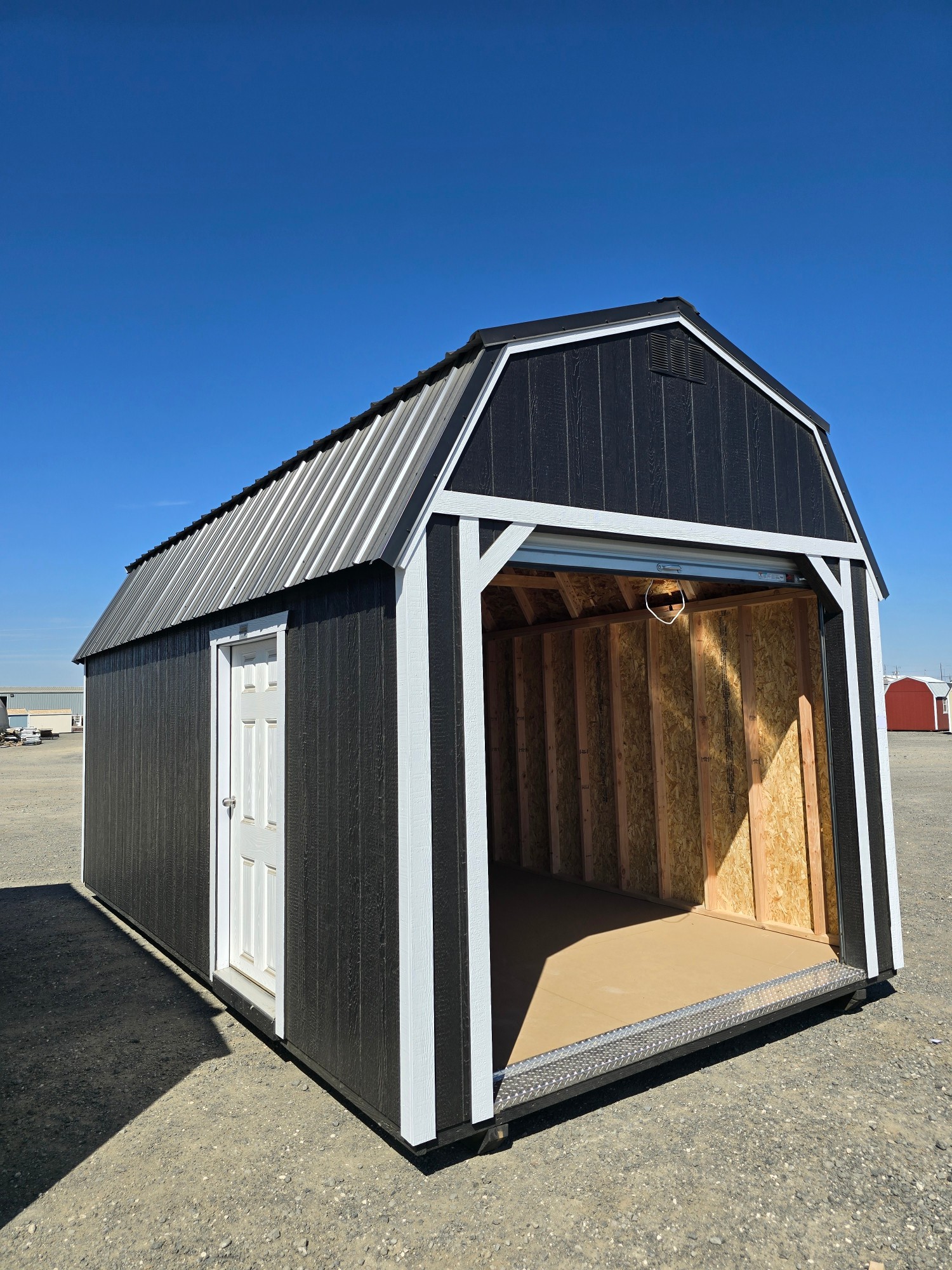 Lofted Barn 8' Garage - 10x20