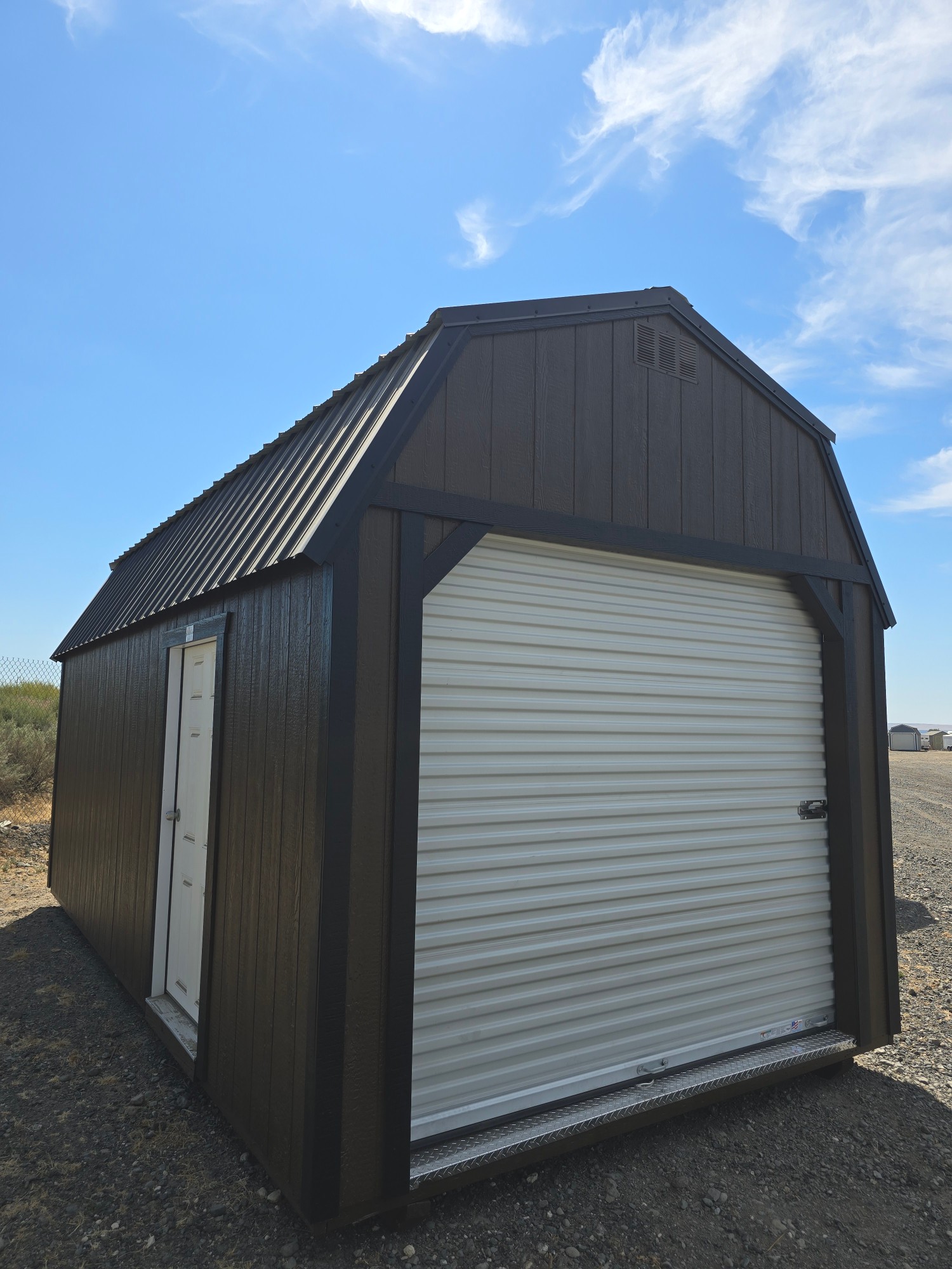 Lofted Barn 8' Garage - 10x20