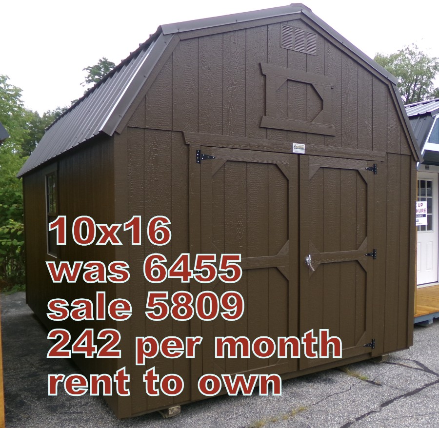 Lofted Barn - 10x16