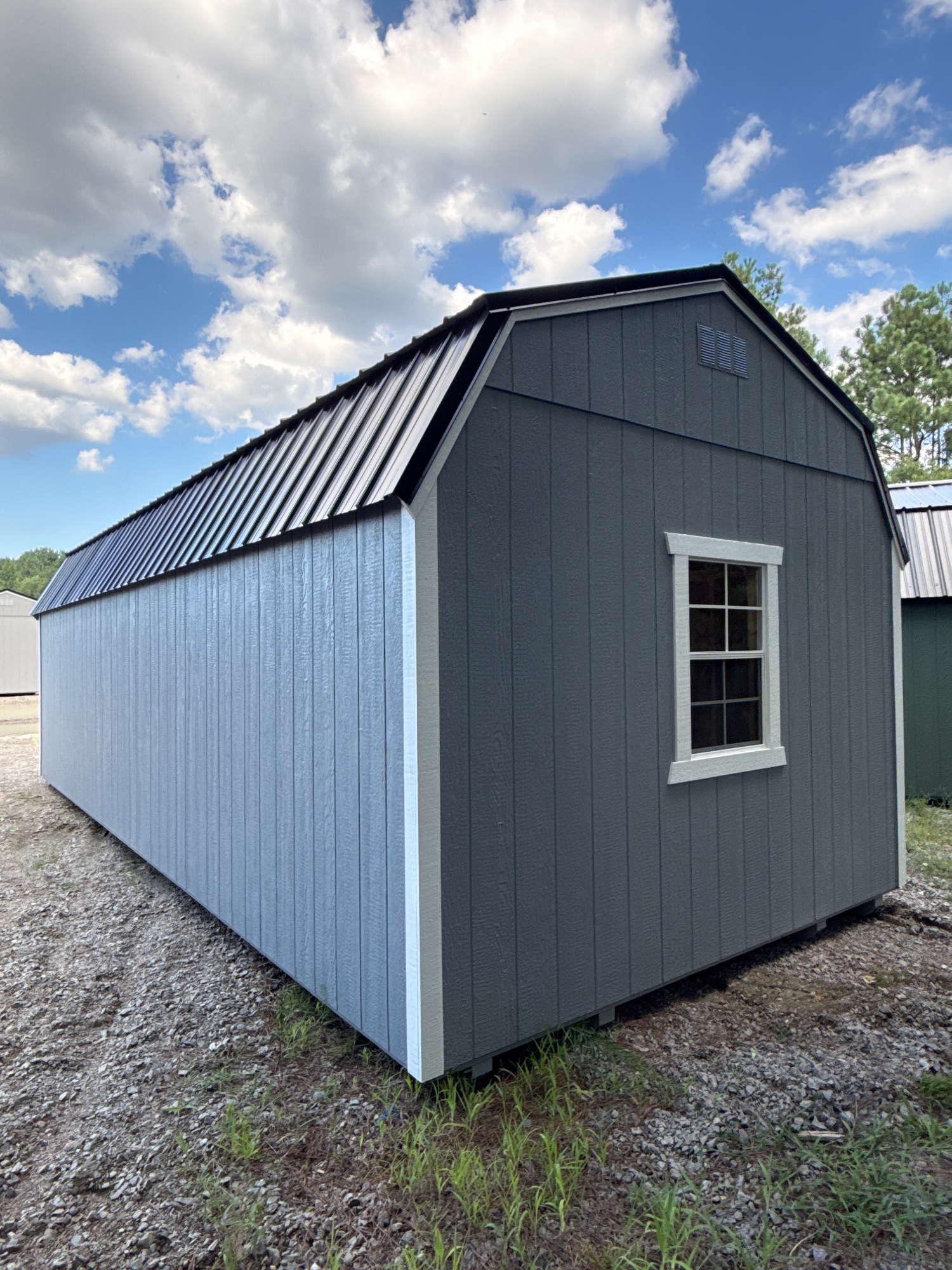 Lofted Barn Garage - 12x28 image 2