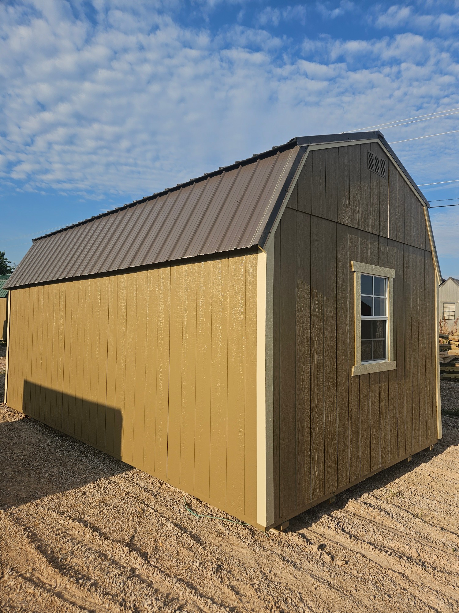 Lofted Barn Garage - 12x20 image 2