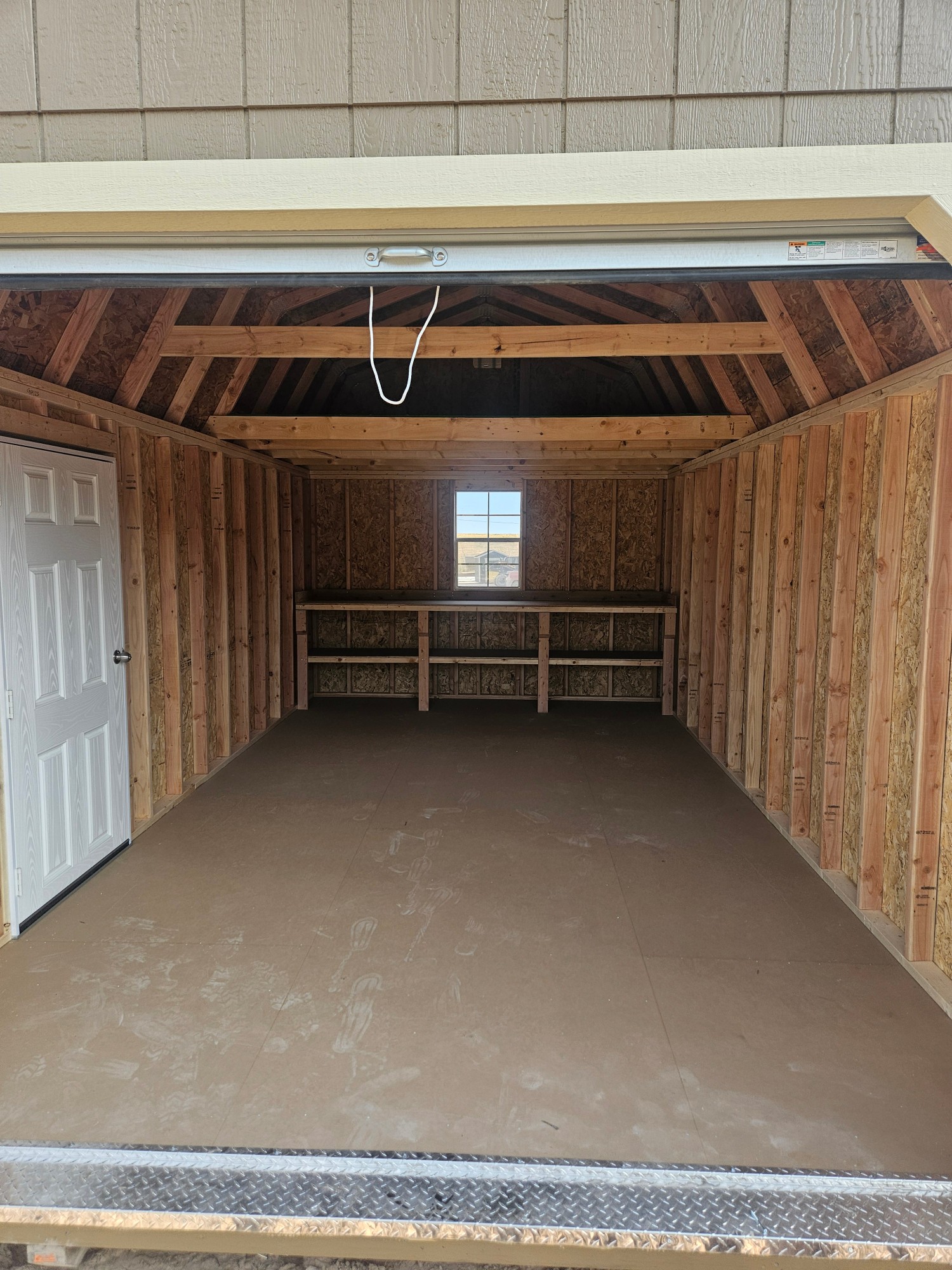 Lofted Barn Garage - 12x20 image 4