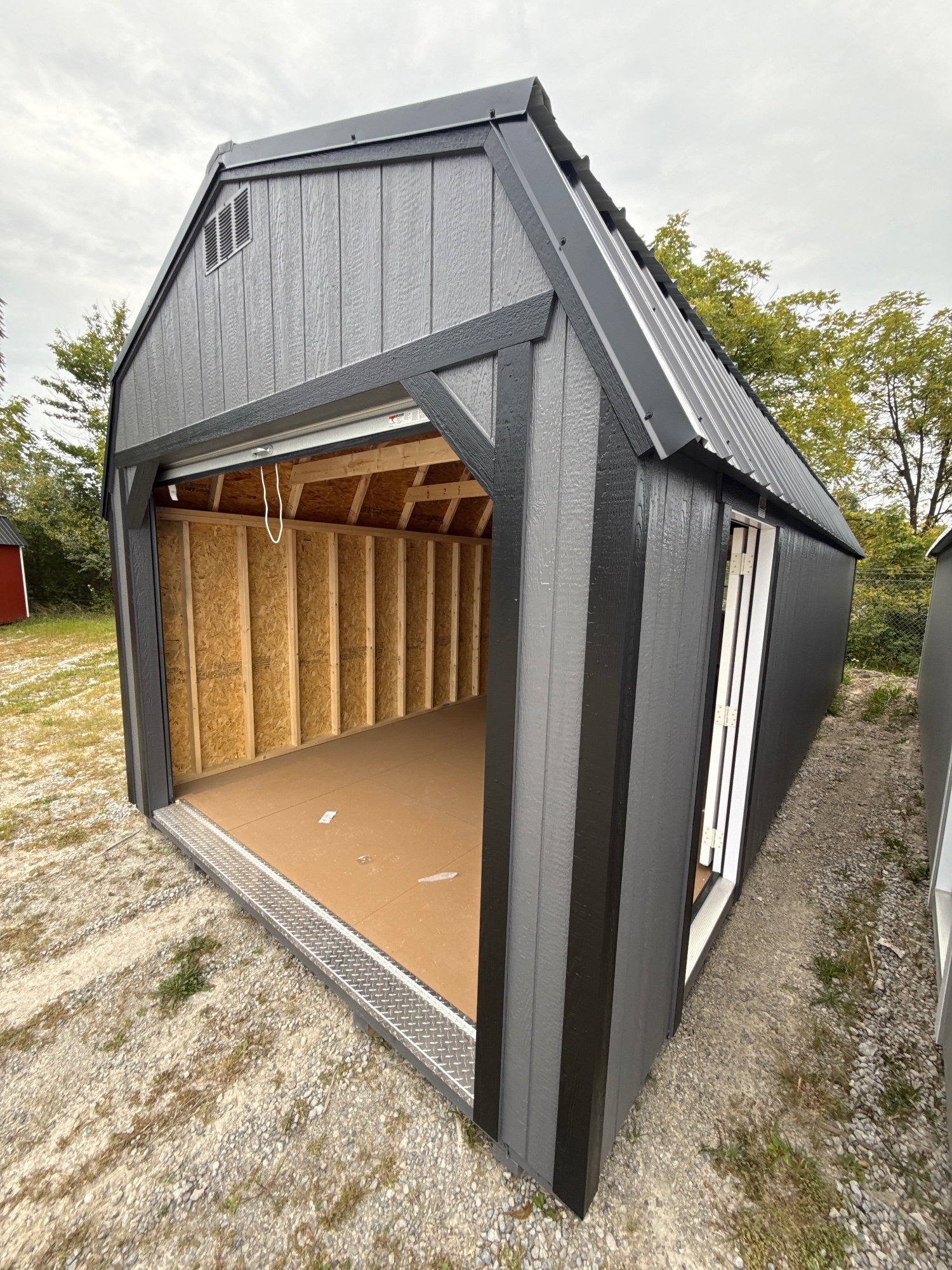 Lofted Barn Garage - 12x28 image 2