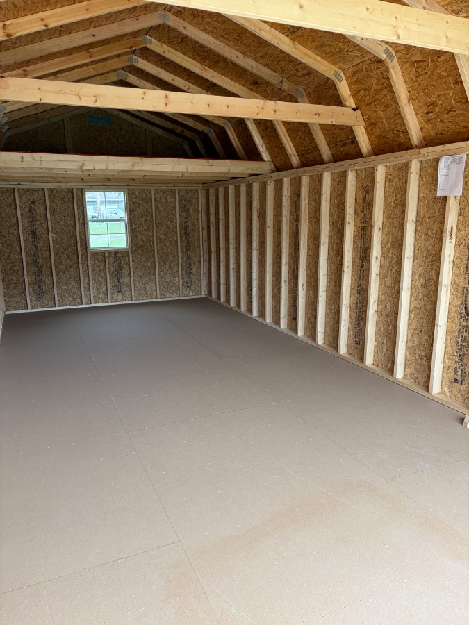 Lofted Barn Garage - 12x28 image 3