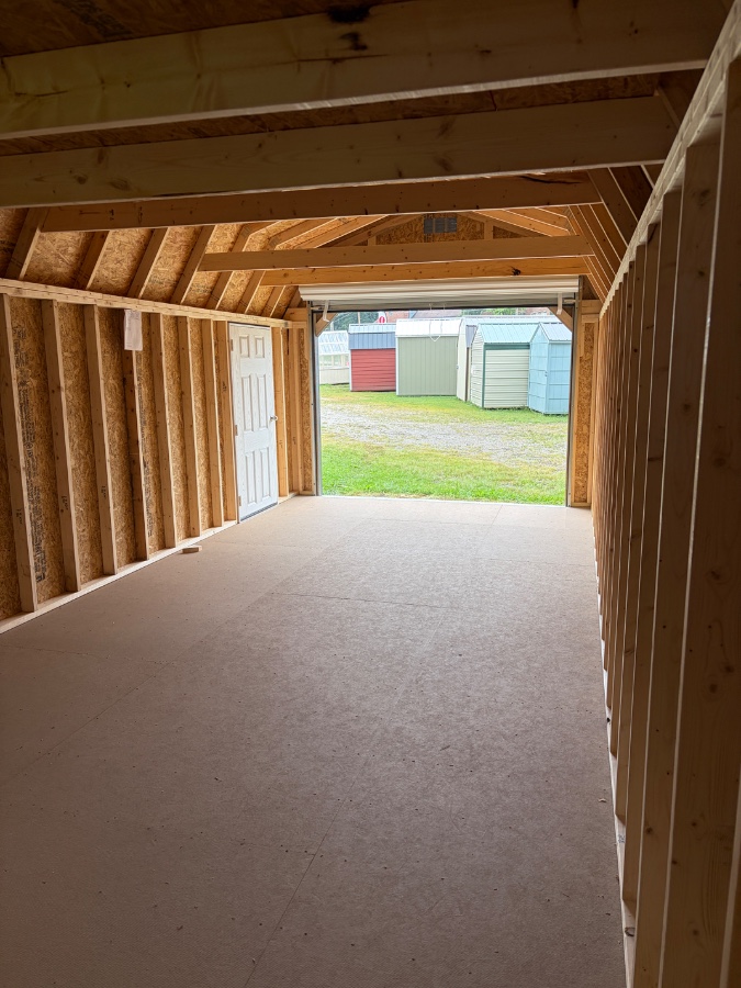 Lofted Barn Garage - 12x28 image 4