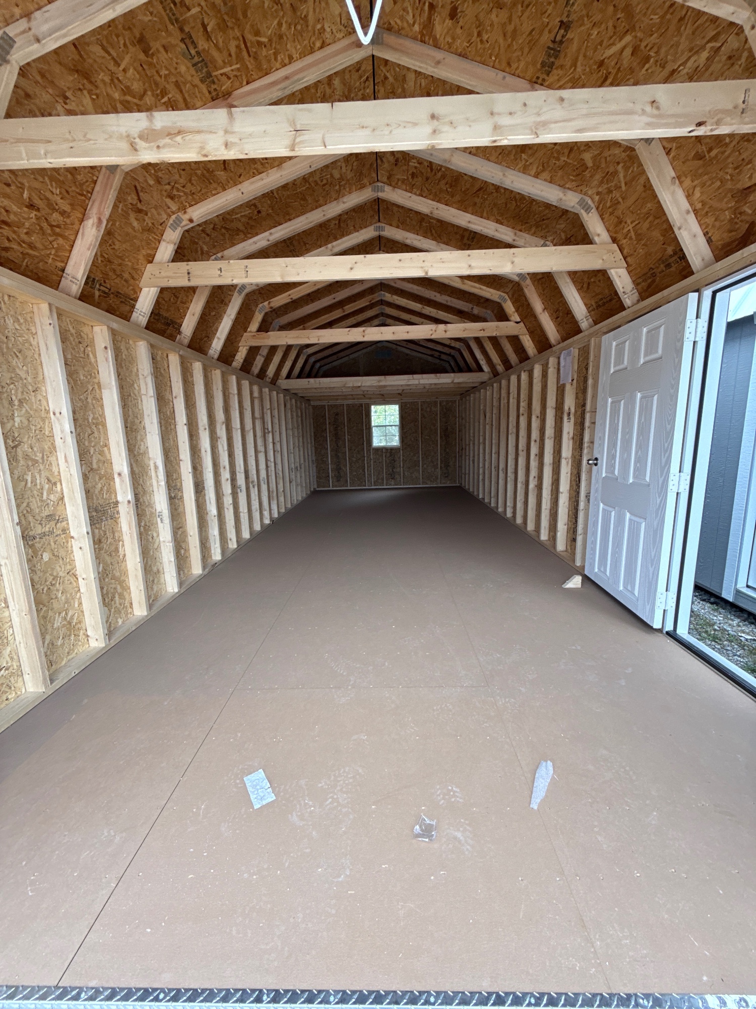 Lofted Barn Garage - 12x28 image 7