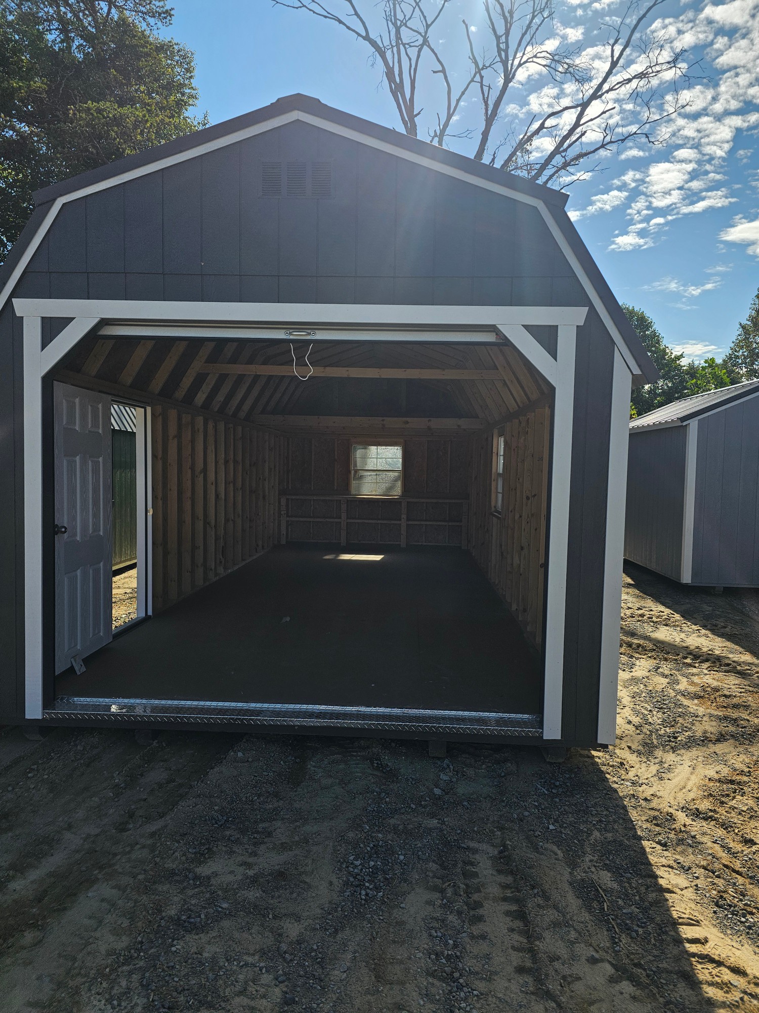 Lofted Barn Garage - 12x28 image 4