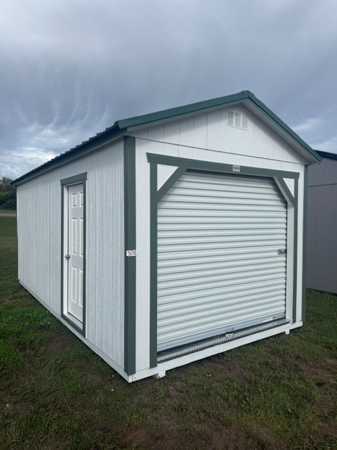 10x20 Utility Garage Package w/8' Roll-up Door image 2