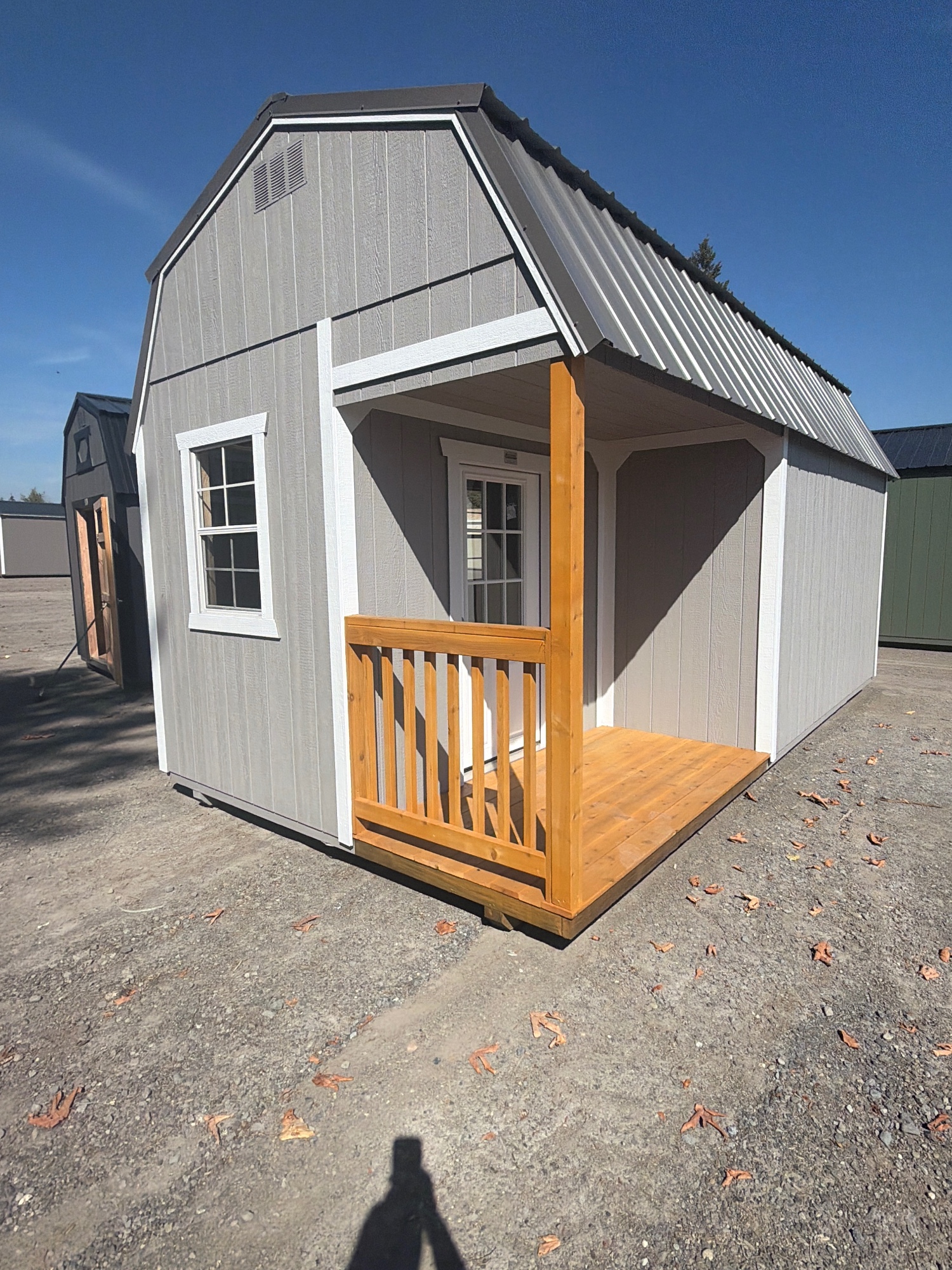 Lofted Barn Side Porch - 10x20
