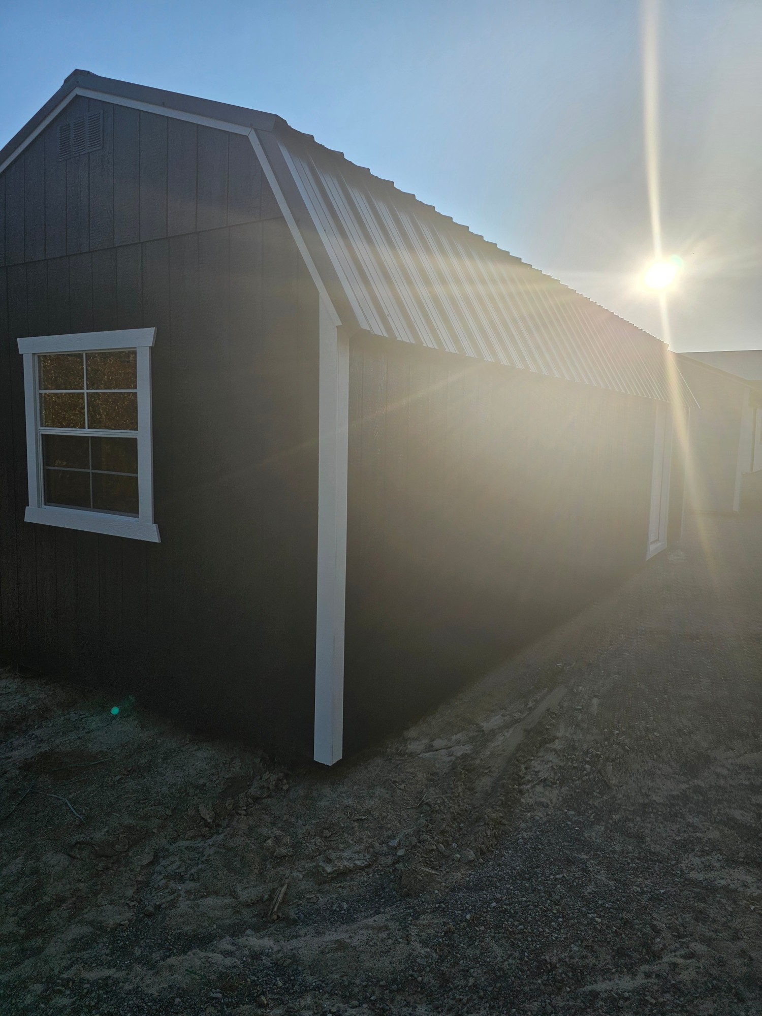 Lofted Barn Garage - 12x28 image 2