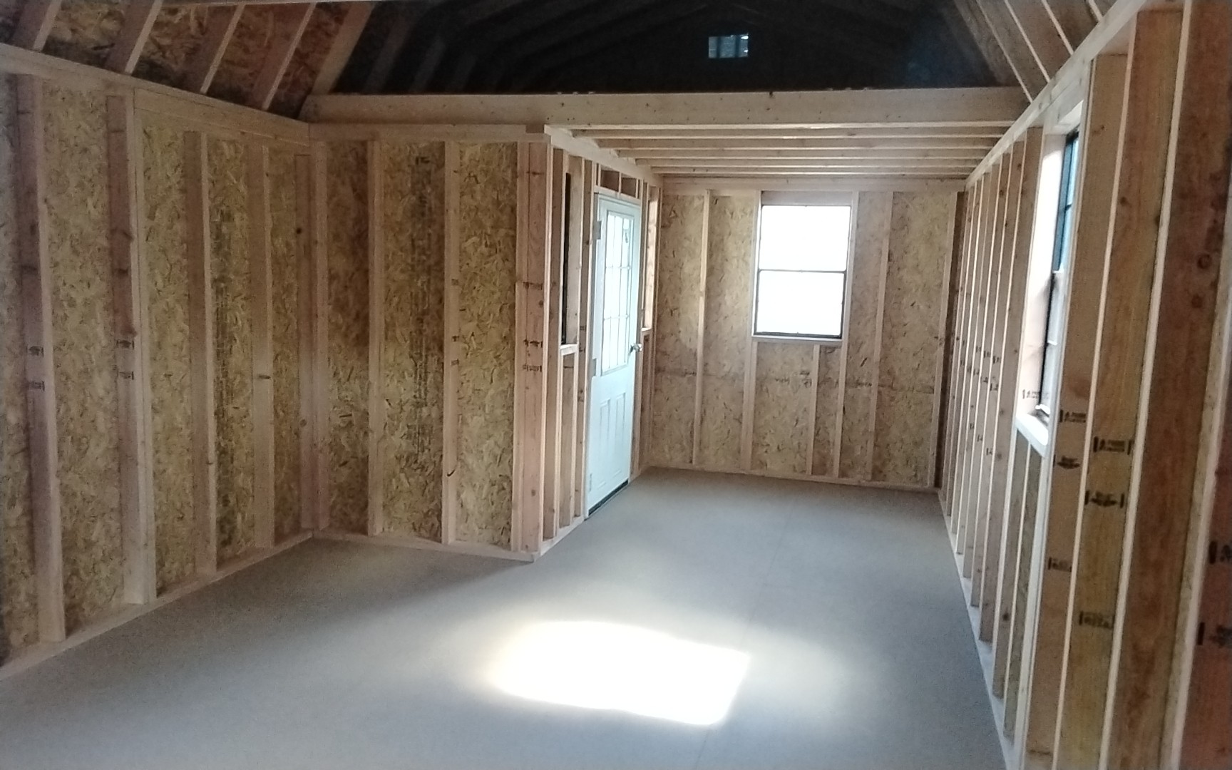 Lofted Barn Side Porch - 12x24 image 4