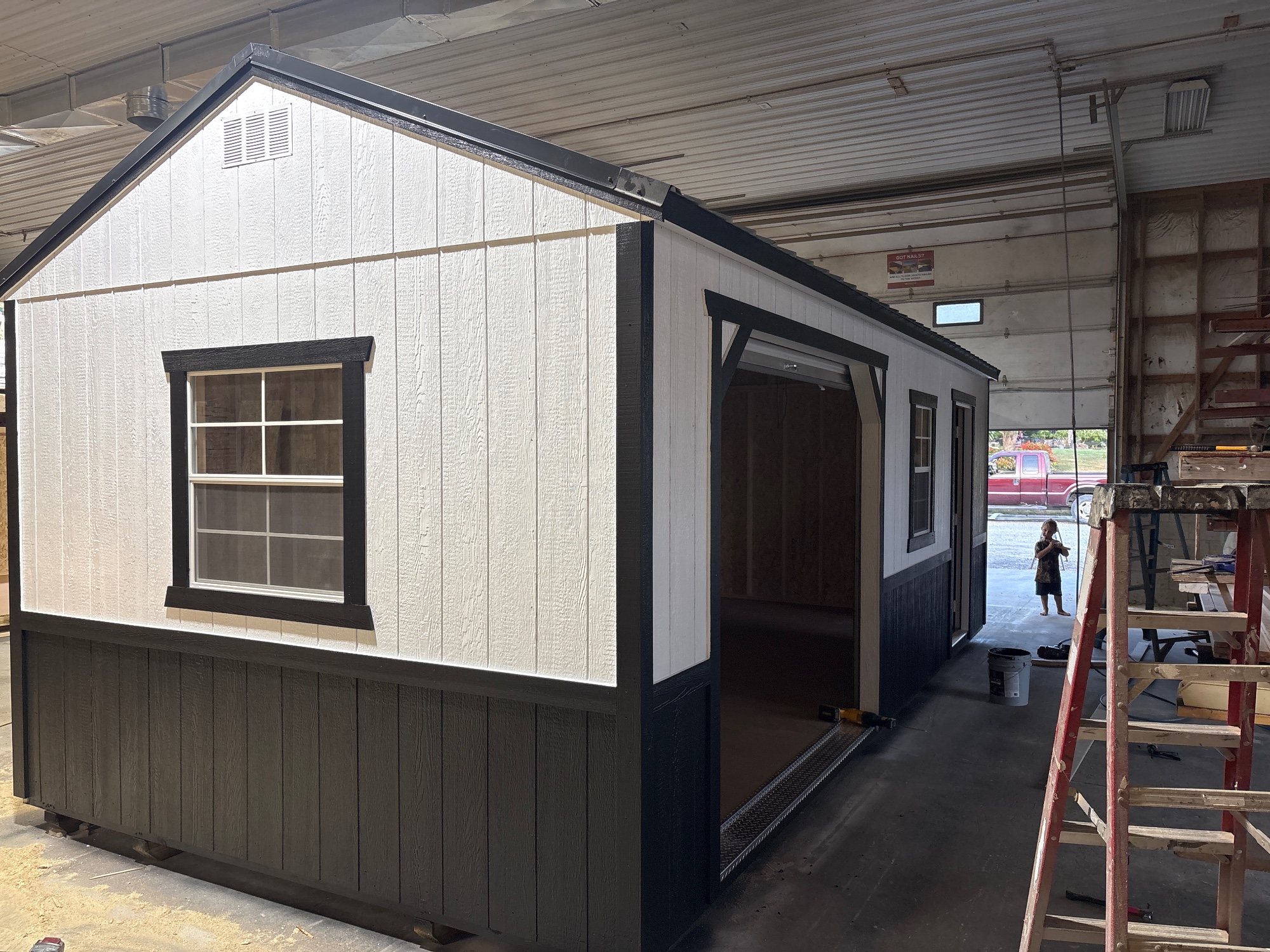 Utility 8' Garage - 12x24 image 4