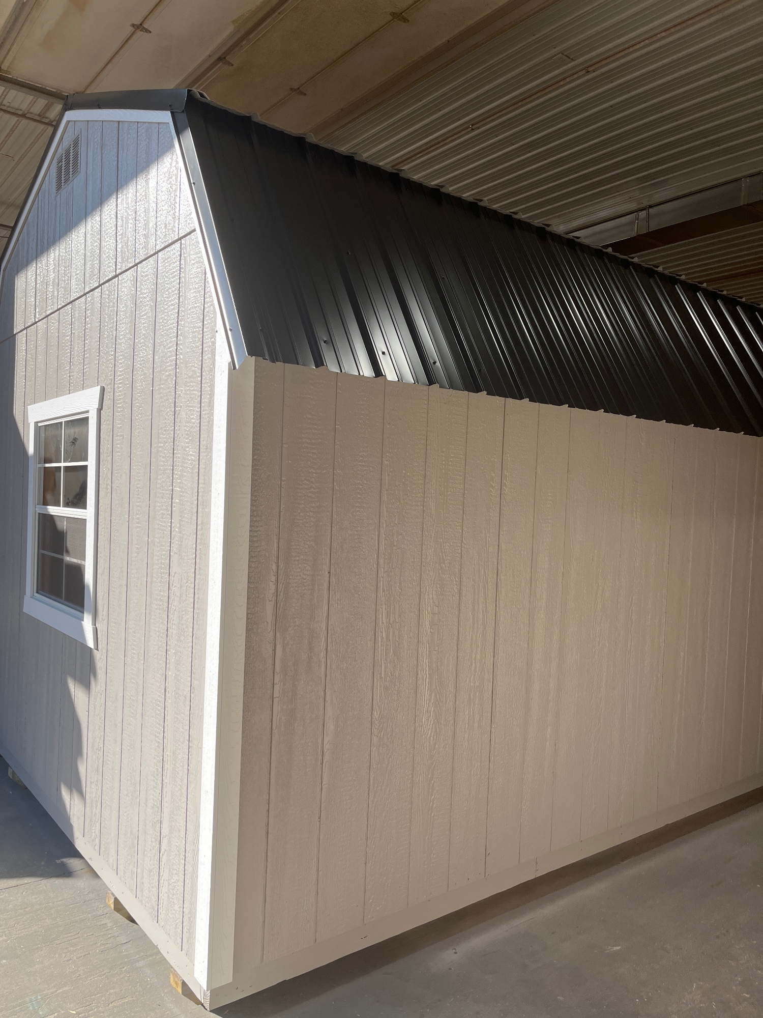 Lofted Barn Garage - 12x24 image 2