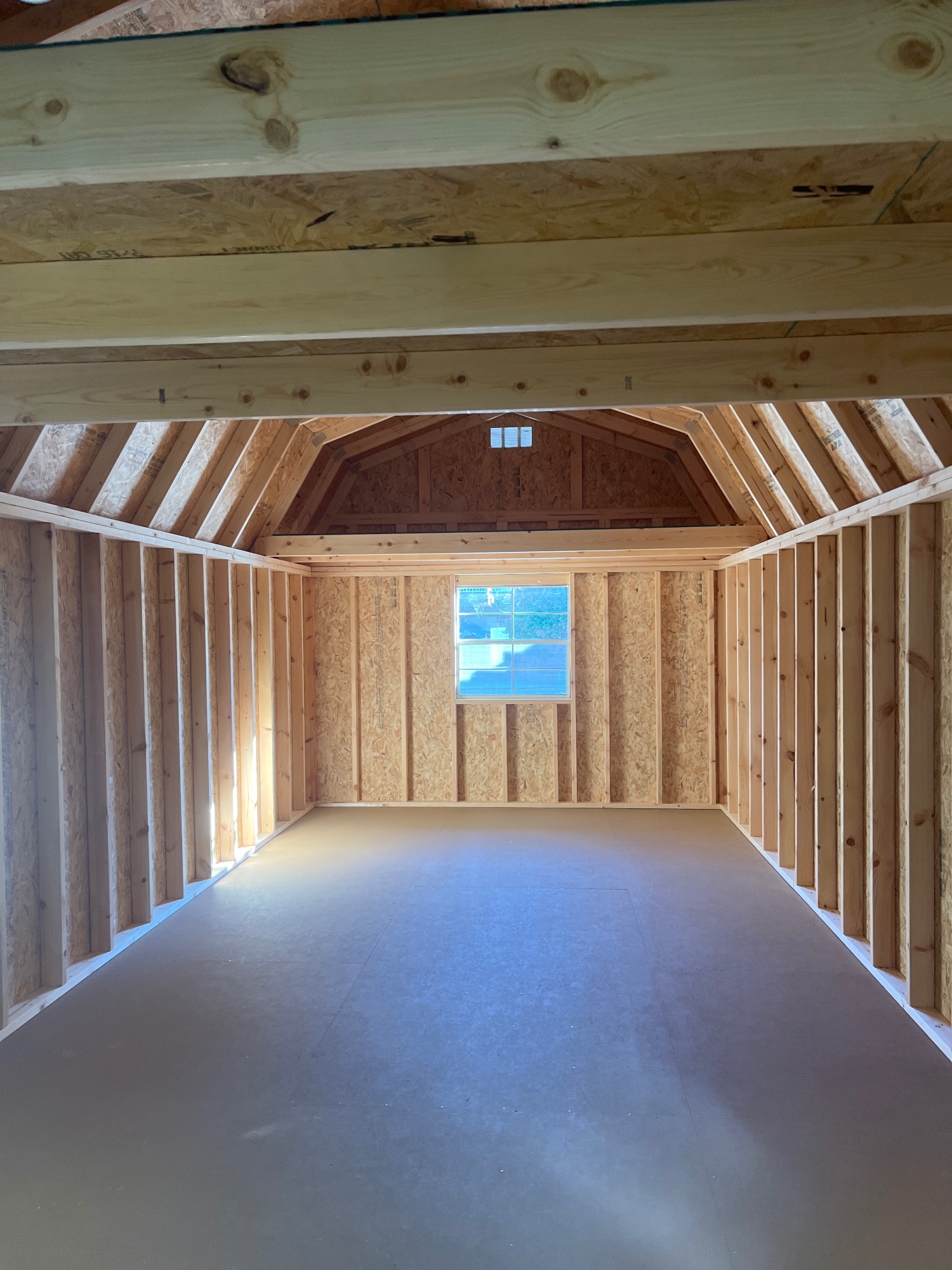 Lofted Barn Garage - 12x24 image 4