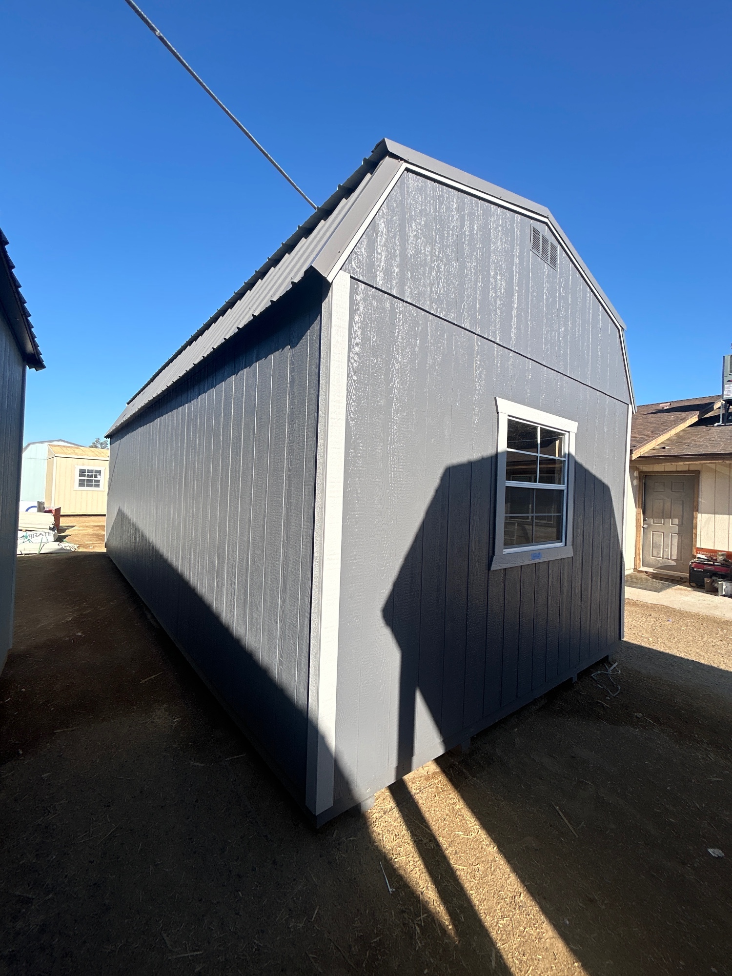 Lofted Barn Garage - 12x28 image 2