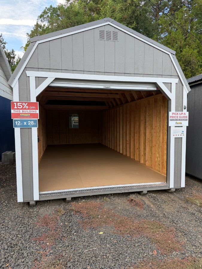 Lofted Barn Garage - 12x28 - D