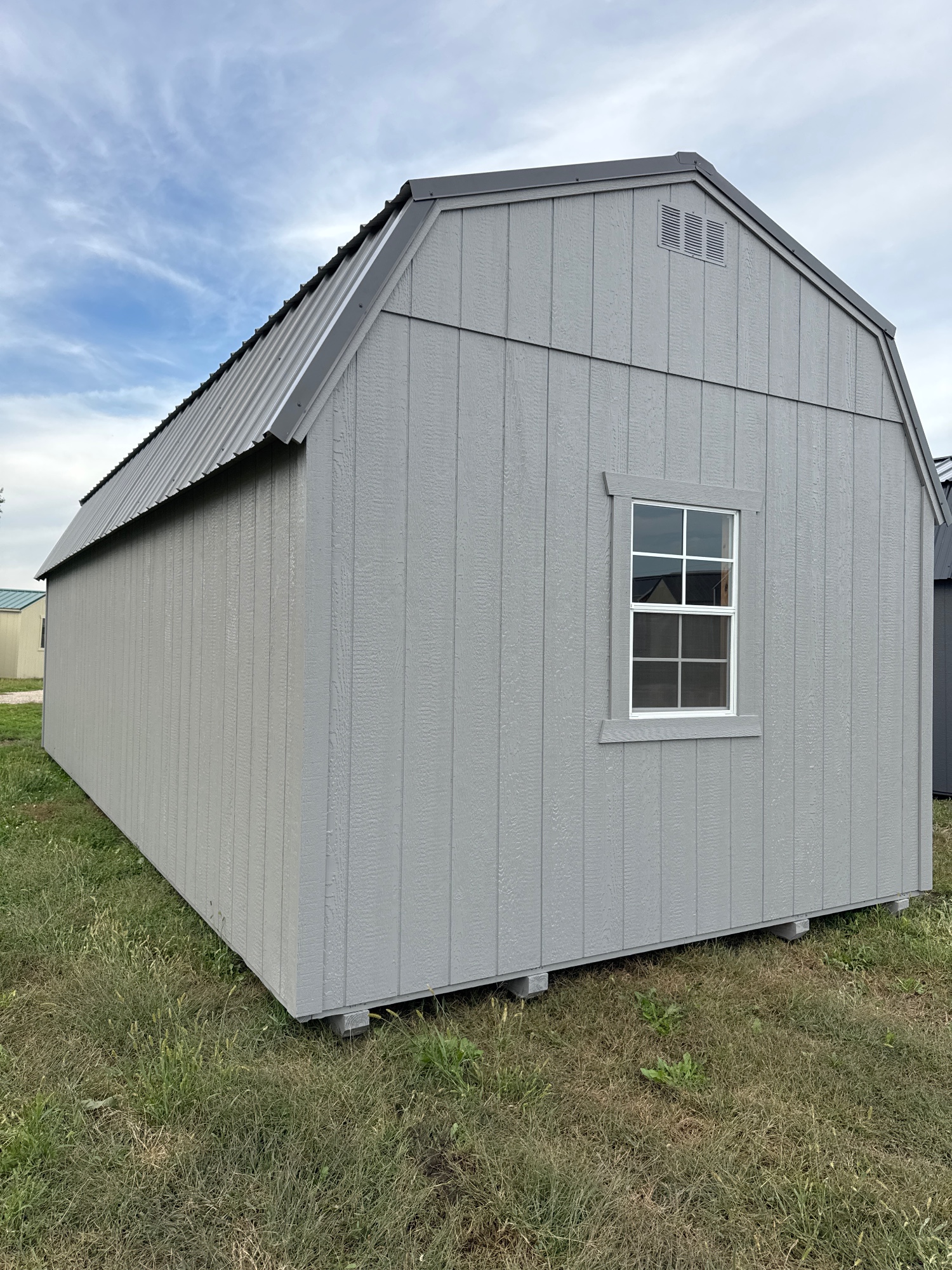 Lofted Barn Garage - 12x28 image 2
