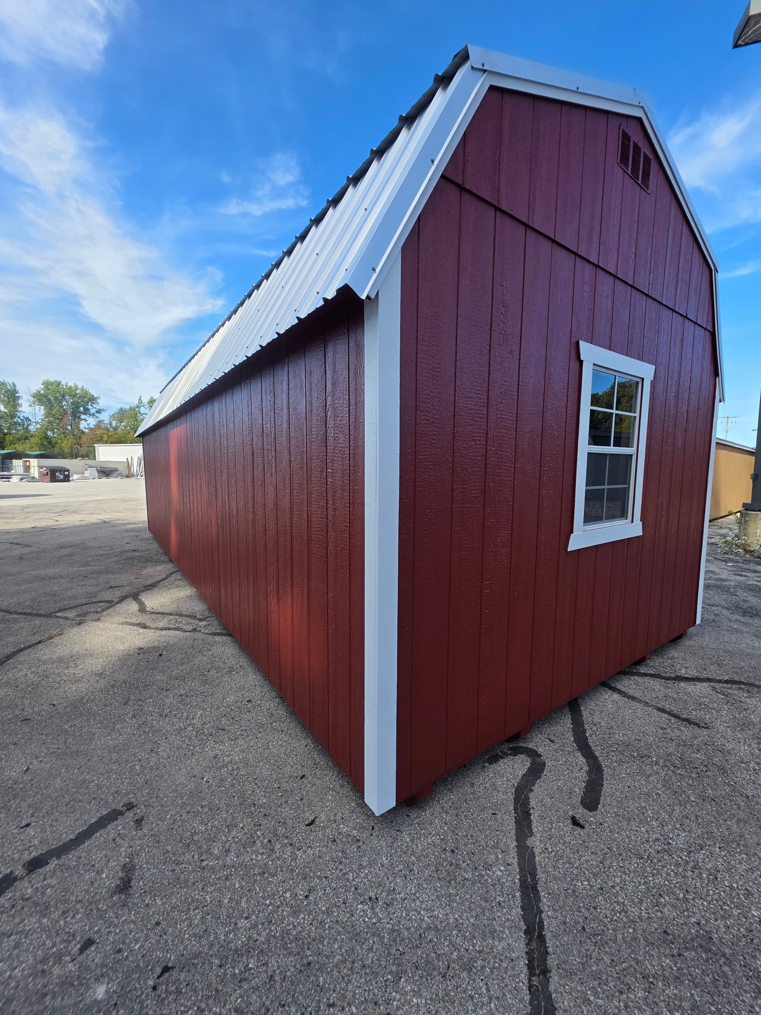 Lofted Barn Garage - 12x28 image 2