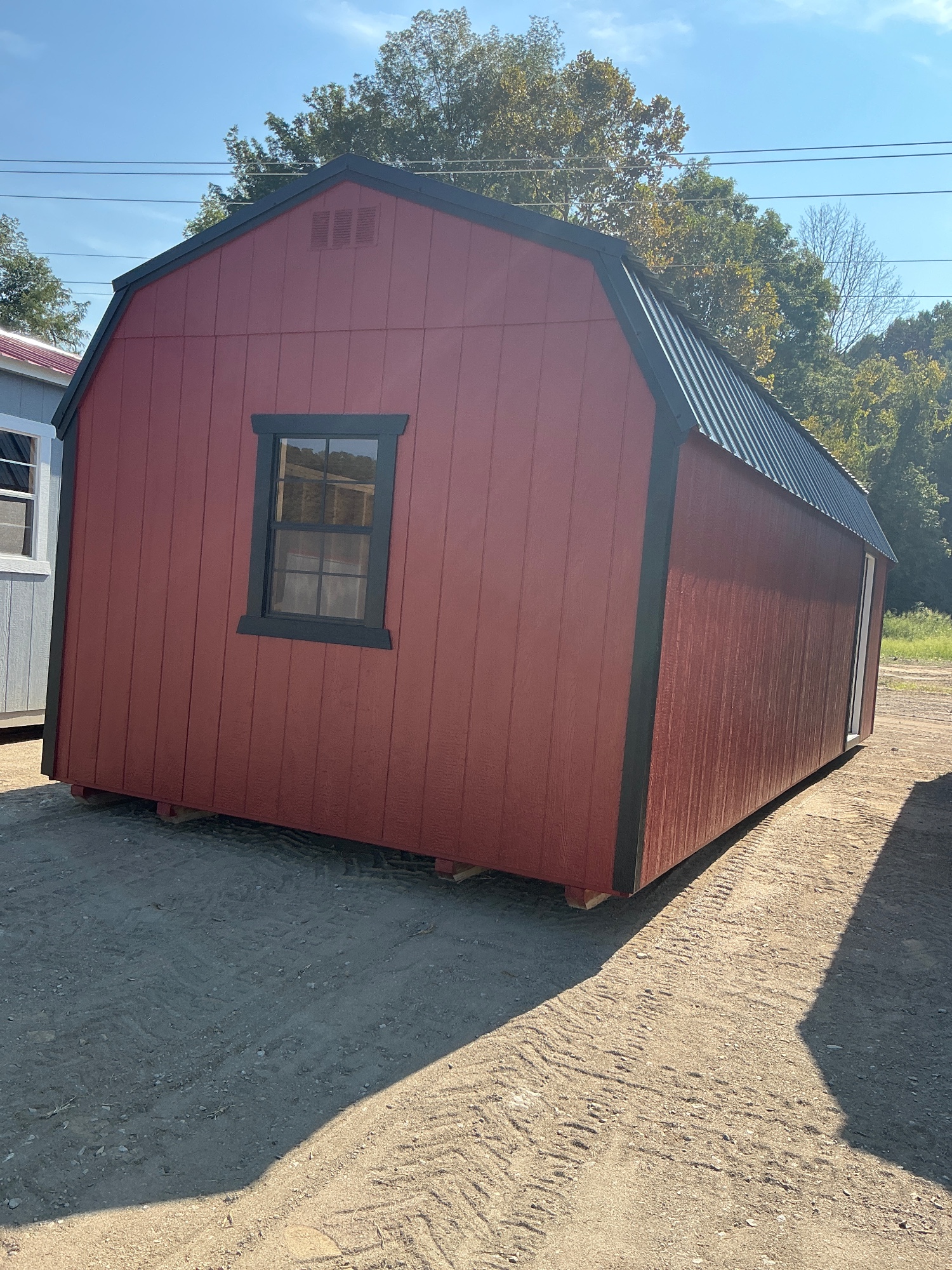 Lofted Barn Garage - 12x28 image 2