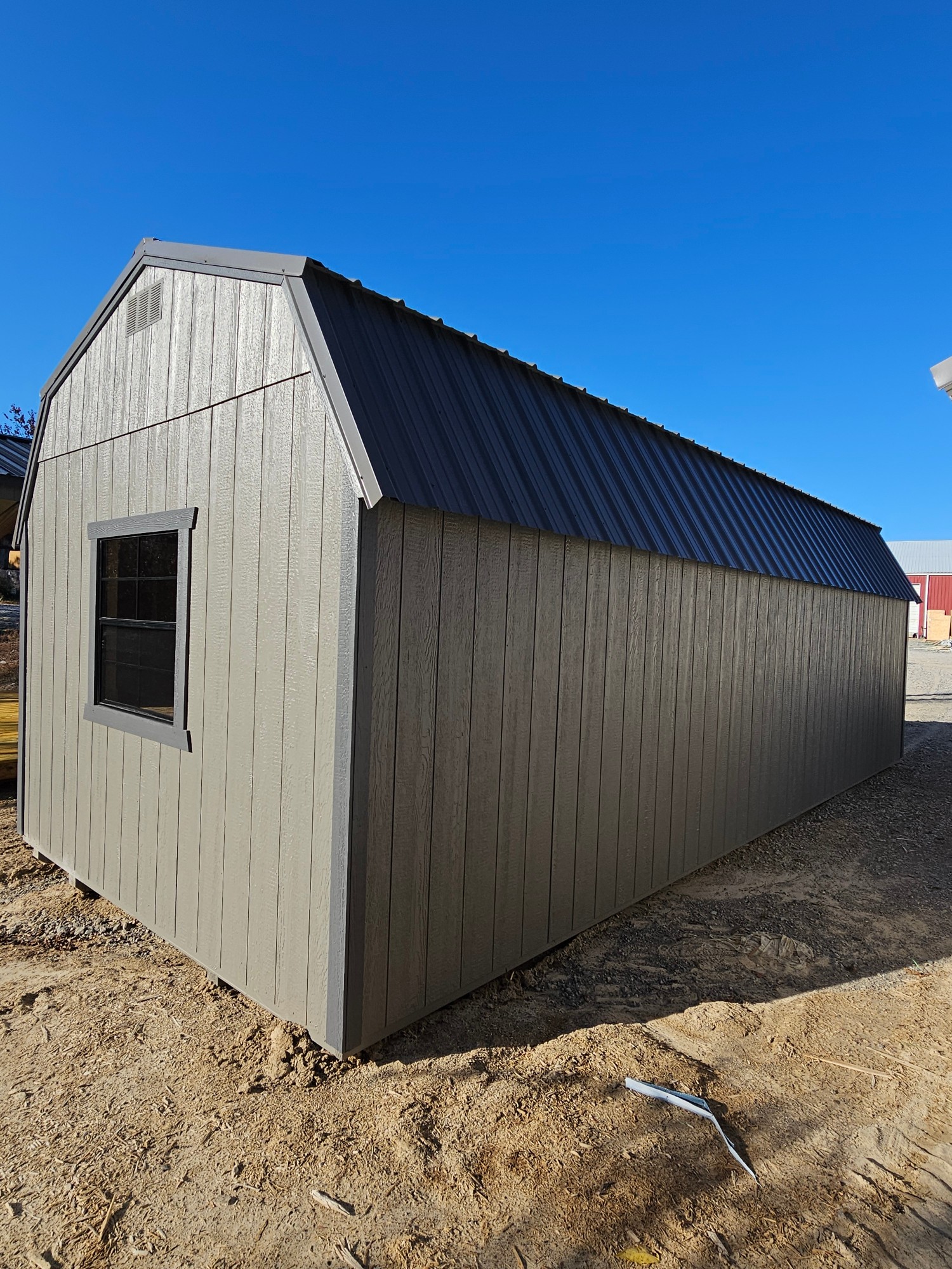 Lofted Barn Garage - 12x28 image 2