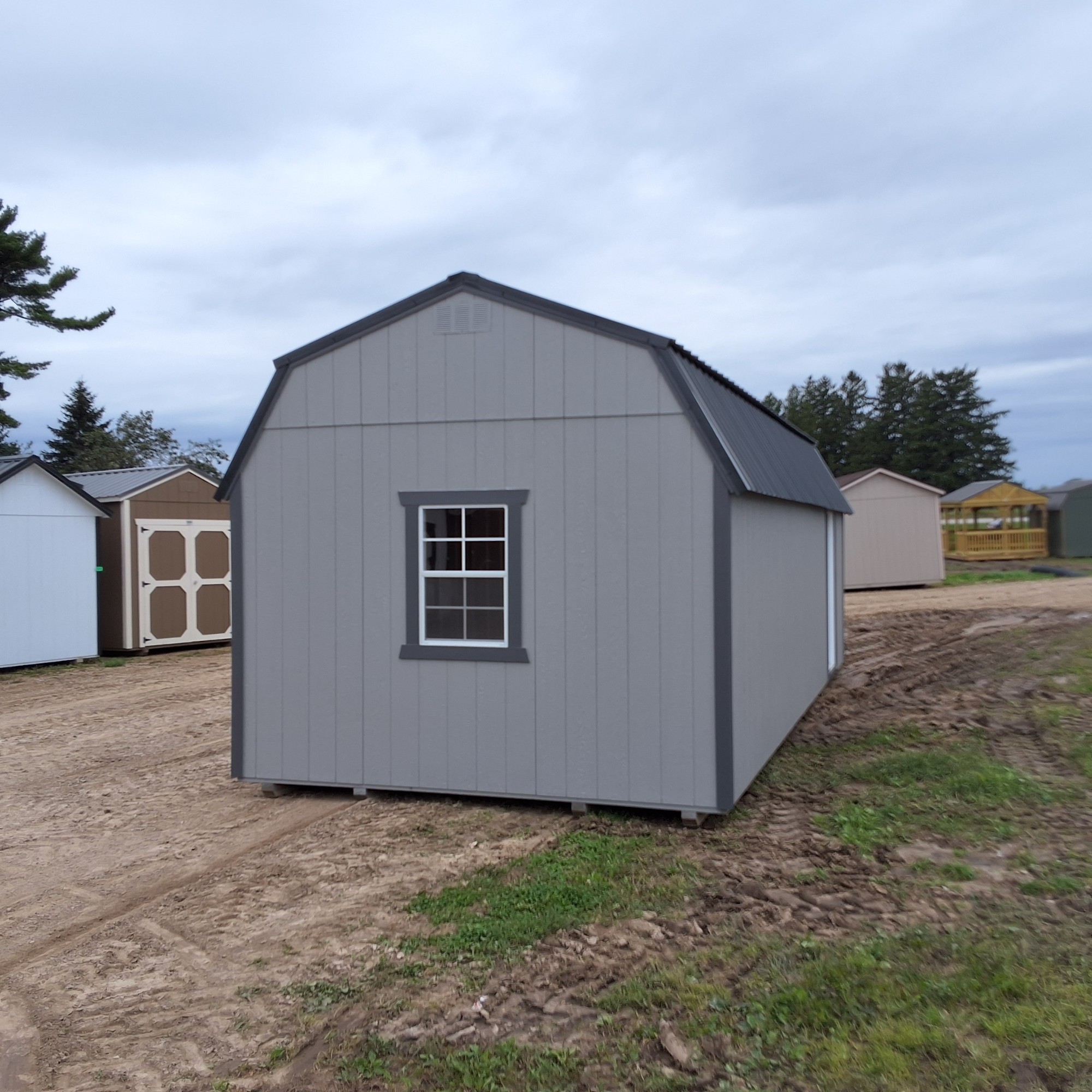 Lofted Barn Garage - 12x28 image 2