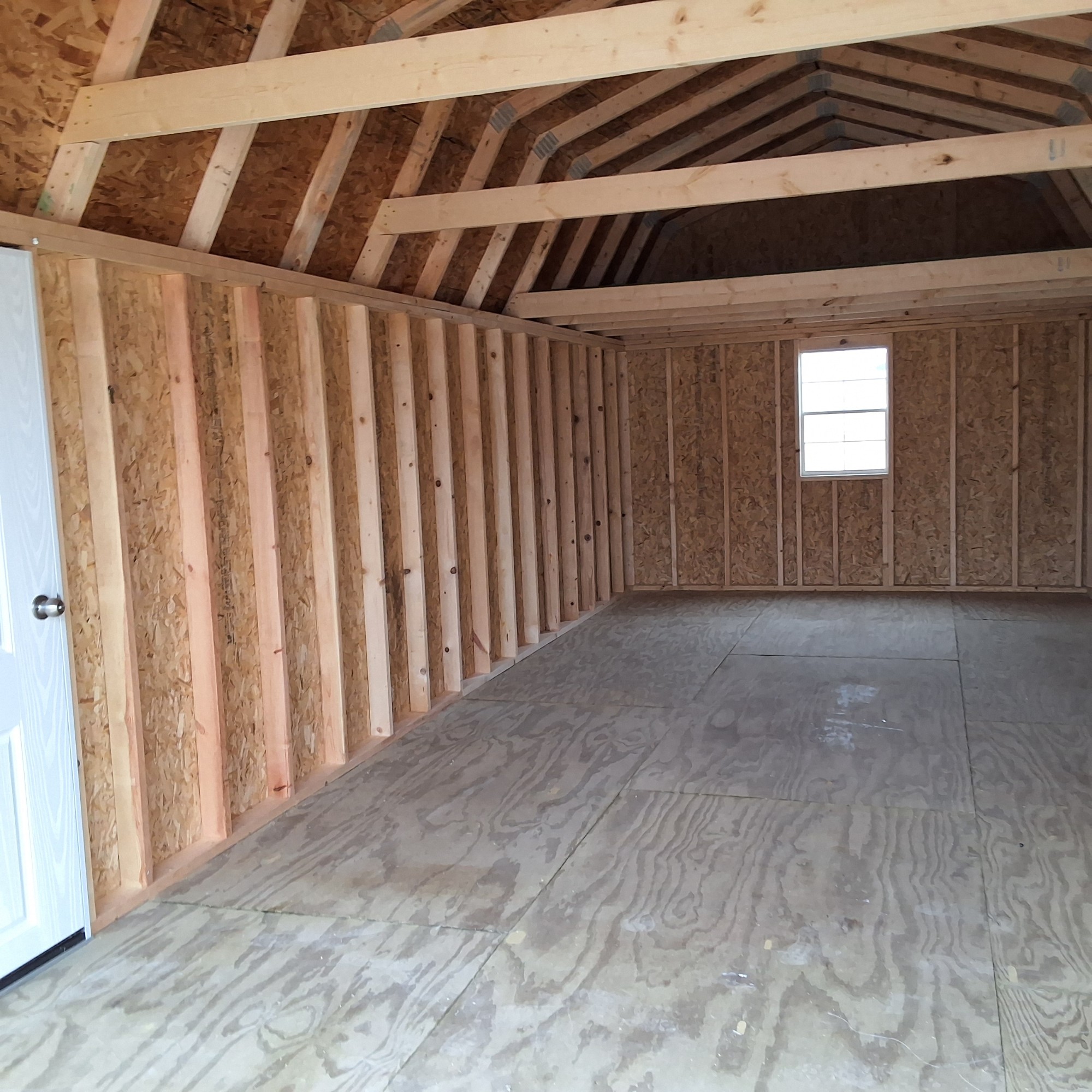 Lofted Barn Garage - 12x28 image 4