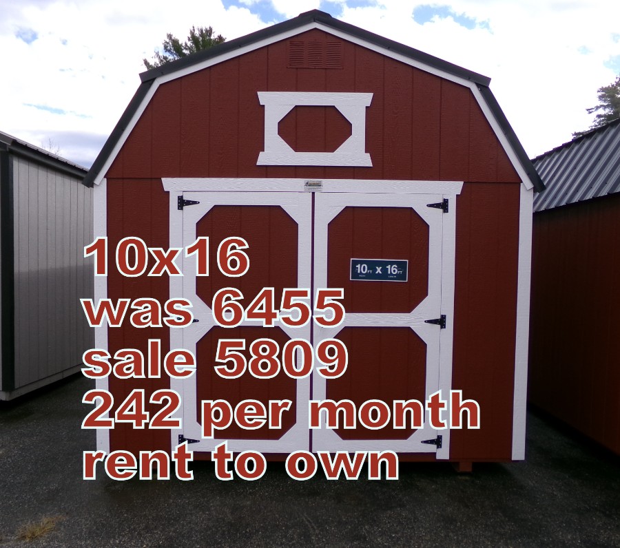 Lofted Barn - 10x16