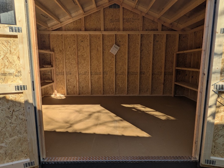 Side Gable - 12x16 - Upgraded Flooring (In Stock) image 6
