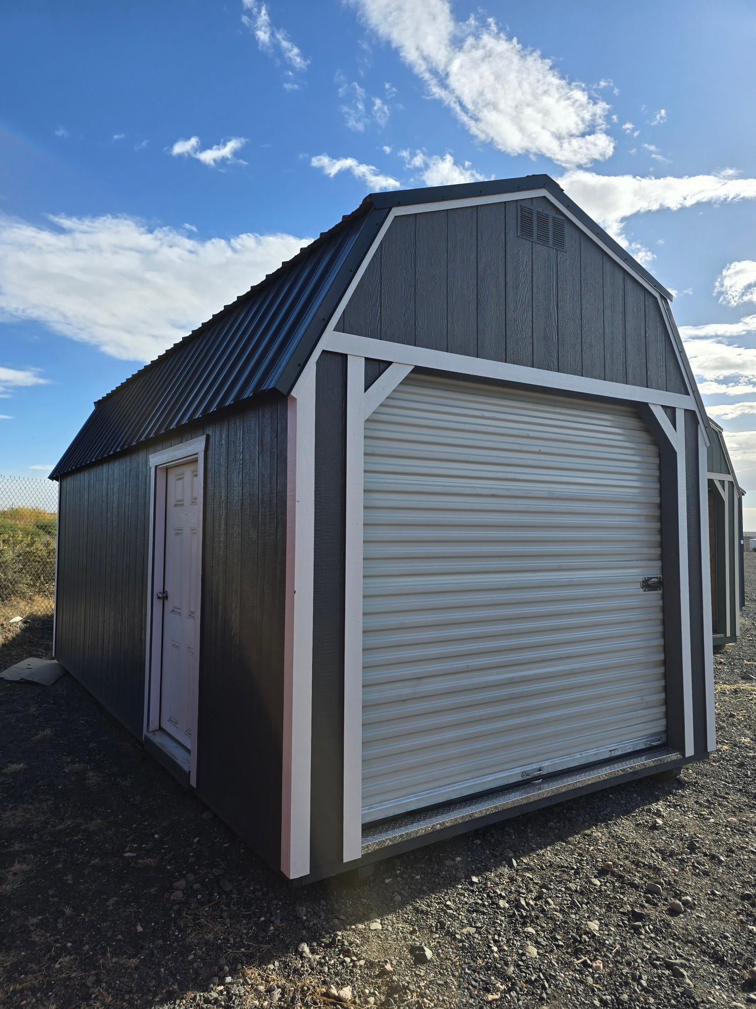 Lofted Barn 8' Garage - 10x20