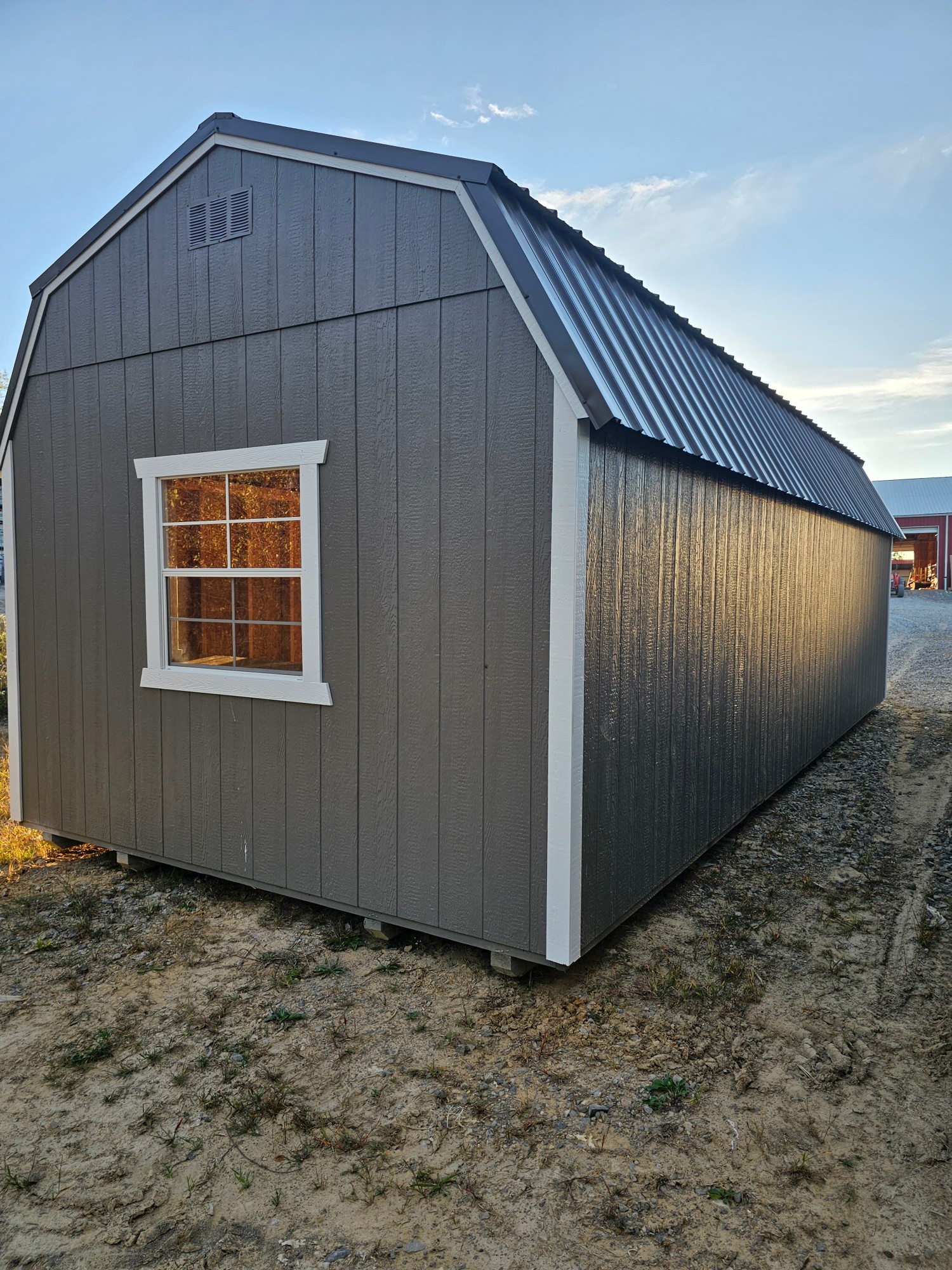 Lofted Barn Garage - 12x28 image 2