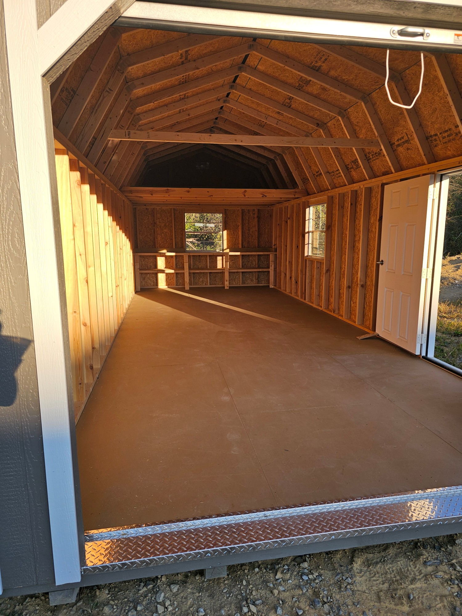 Lofted Barn Garage - 12x28 image 4