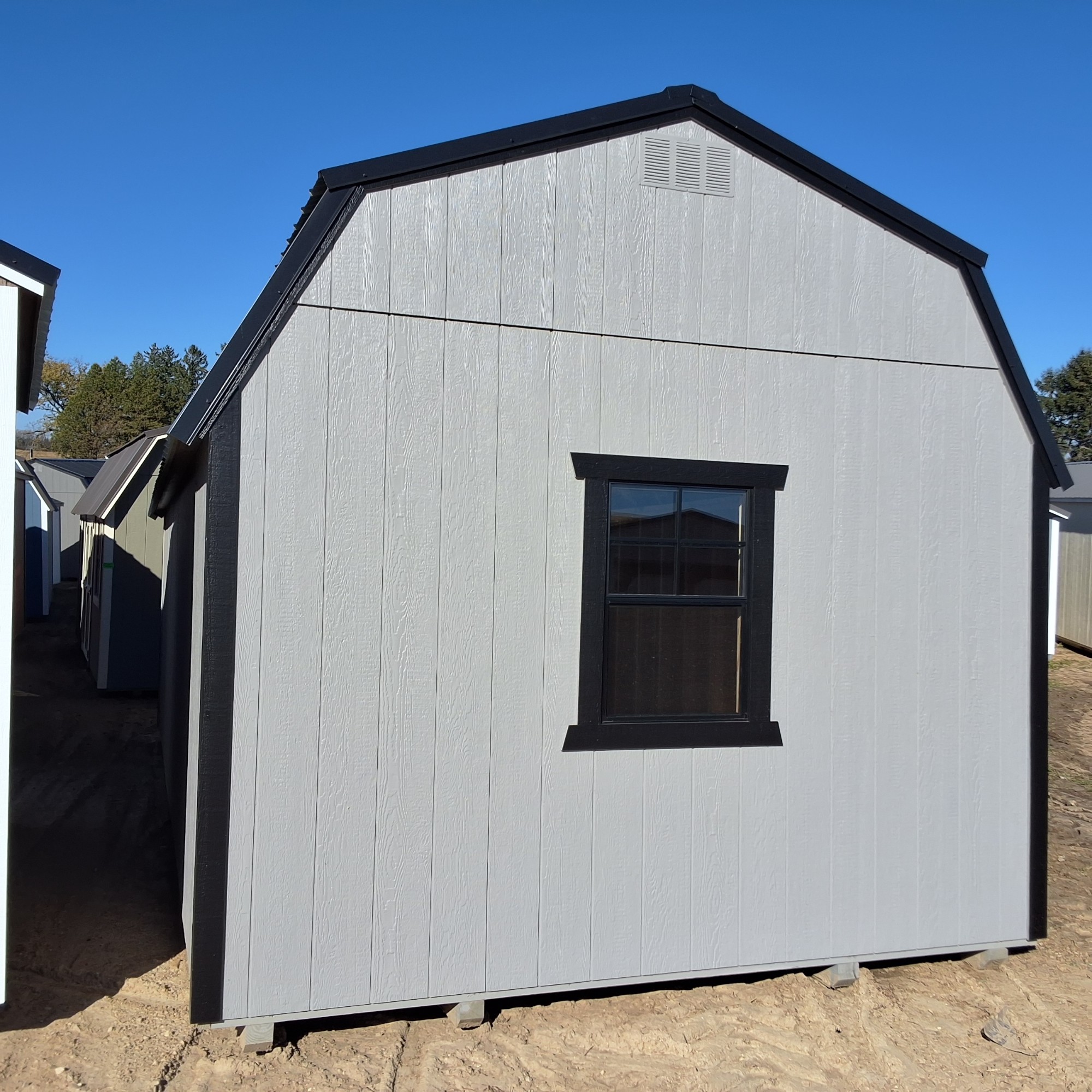 Lofted Barn Garage - 12x24 image 2