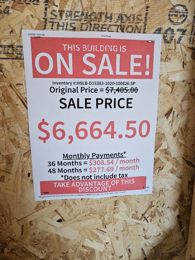 Lofted Barn - 10x20 image 5