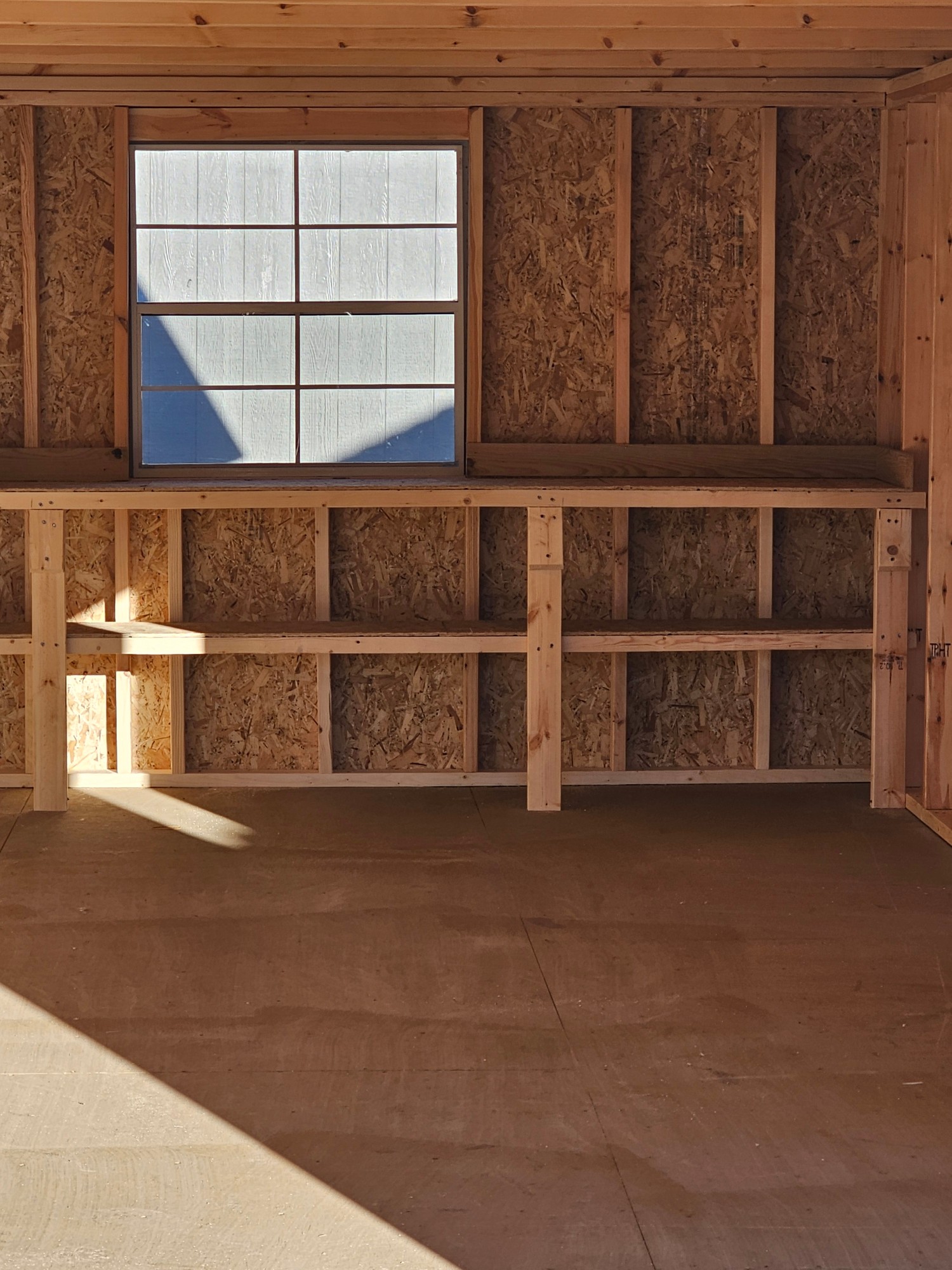 Lofted Barn 8' Garage - 12x24 image 4