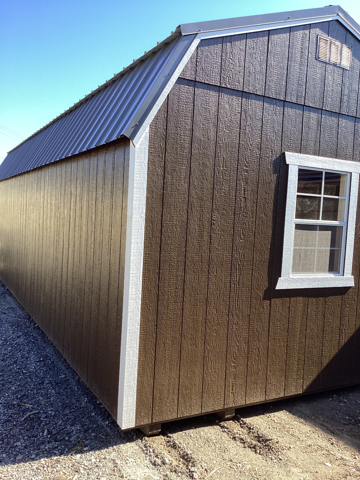 Lofted Barn Garage - 12x28 image 2