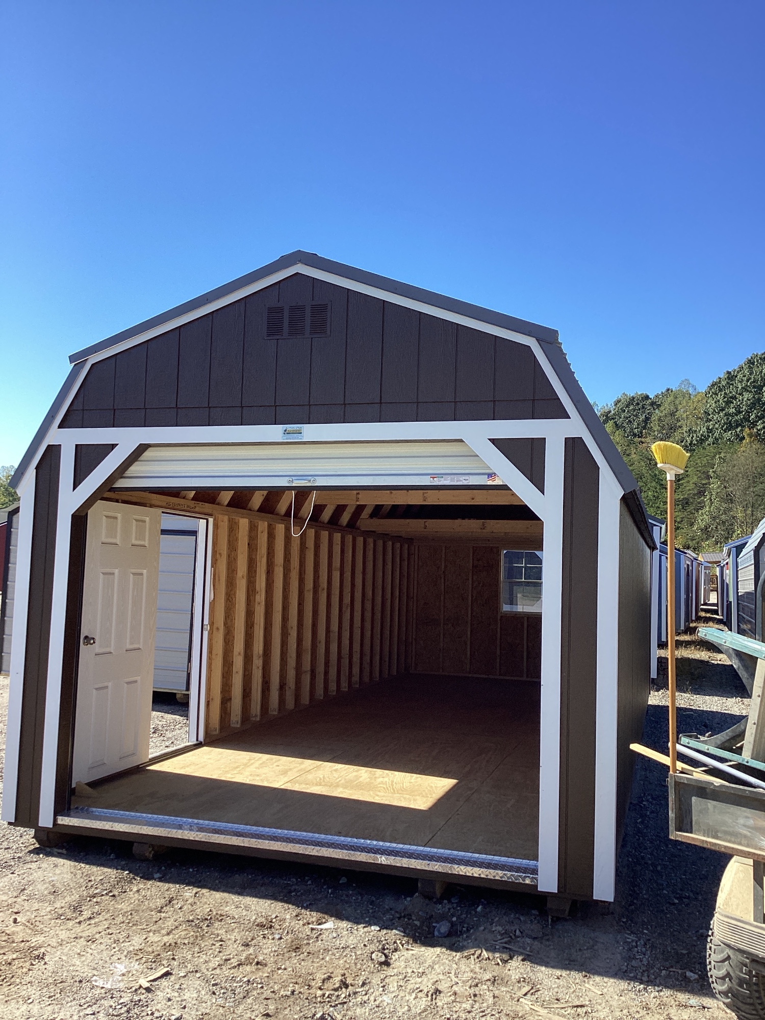 Lofted Barn Garage - 12x28 image 3