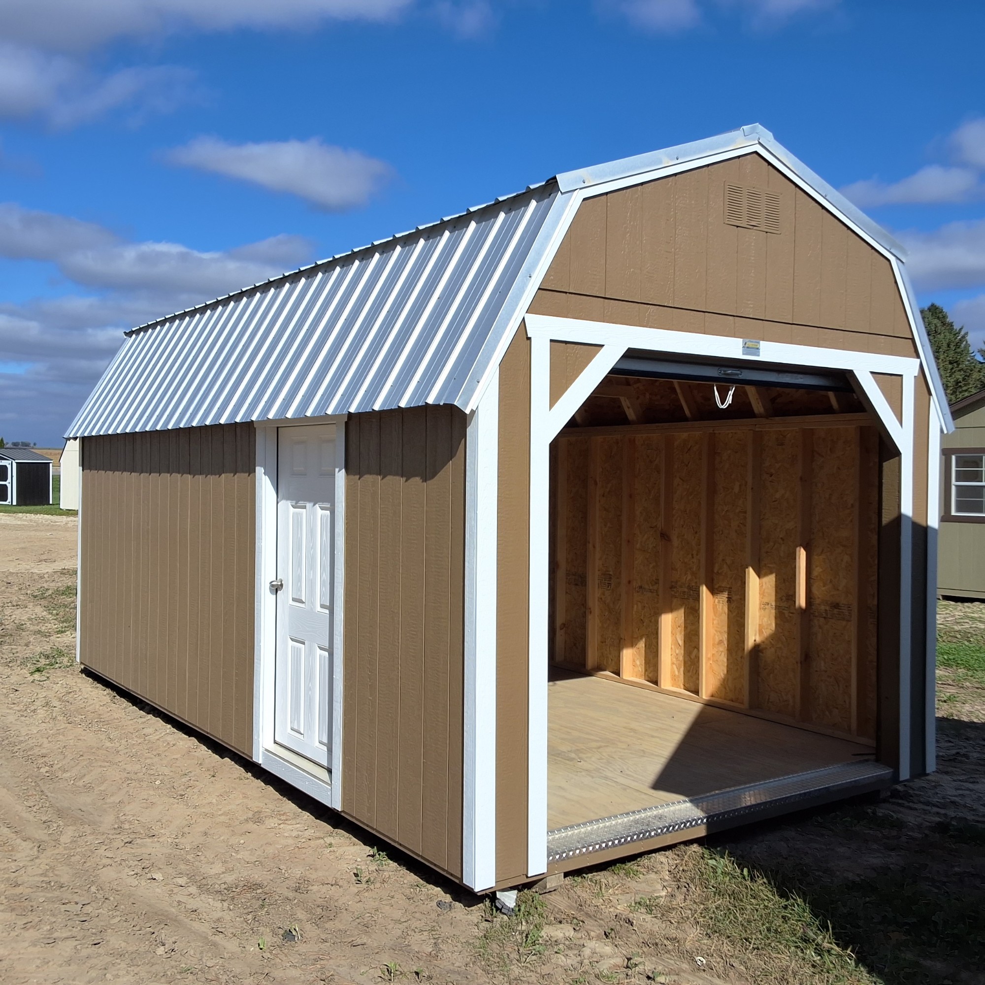 Lofted Barn 8' Garage - 10x20