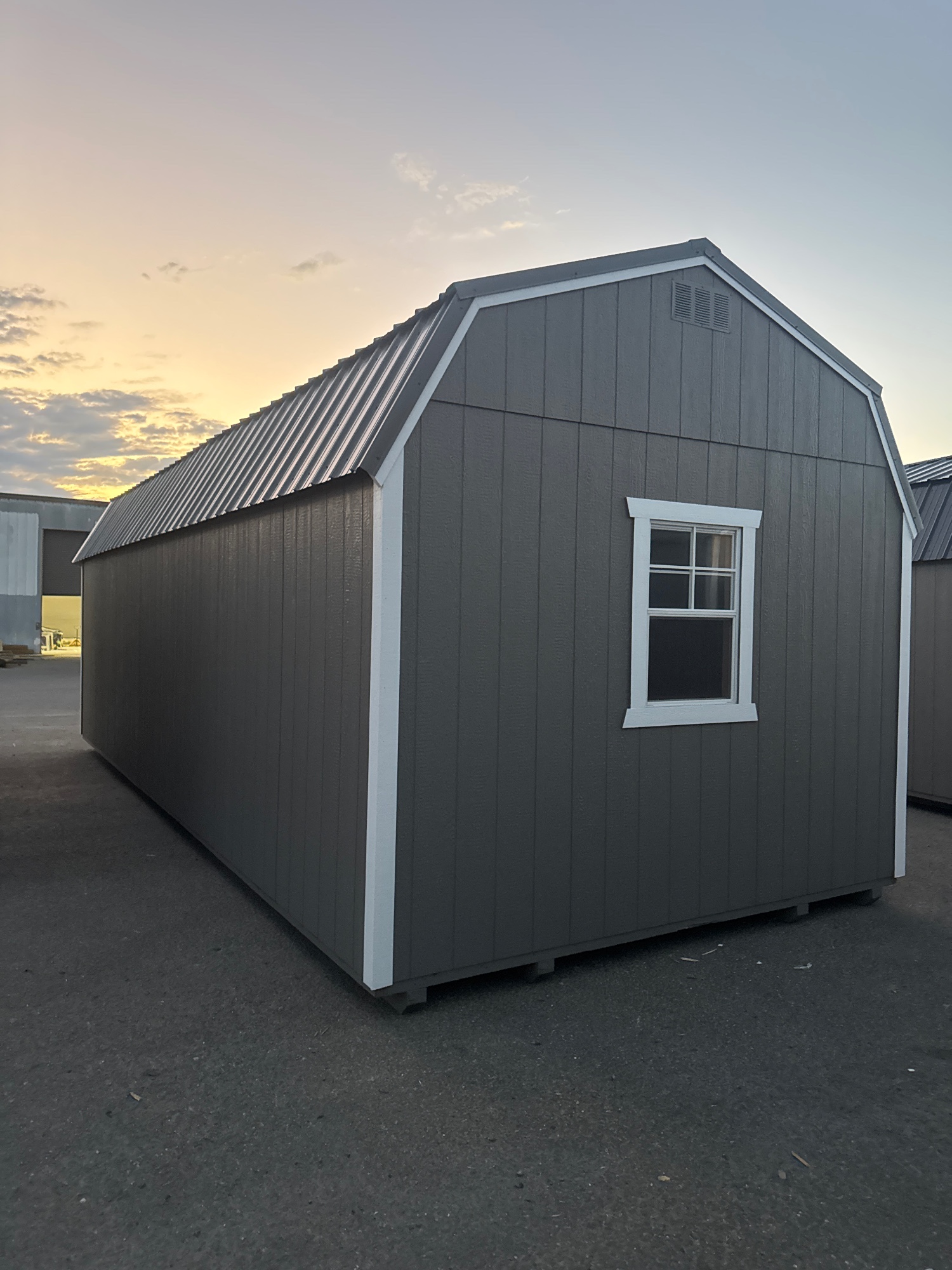 Lofted Barn Garage - 12x28 image 2