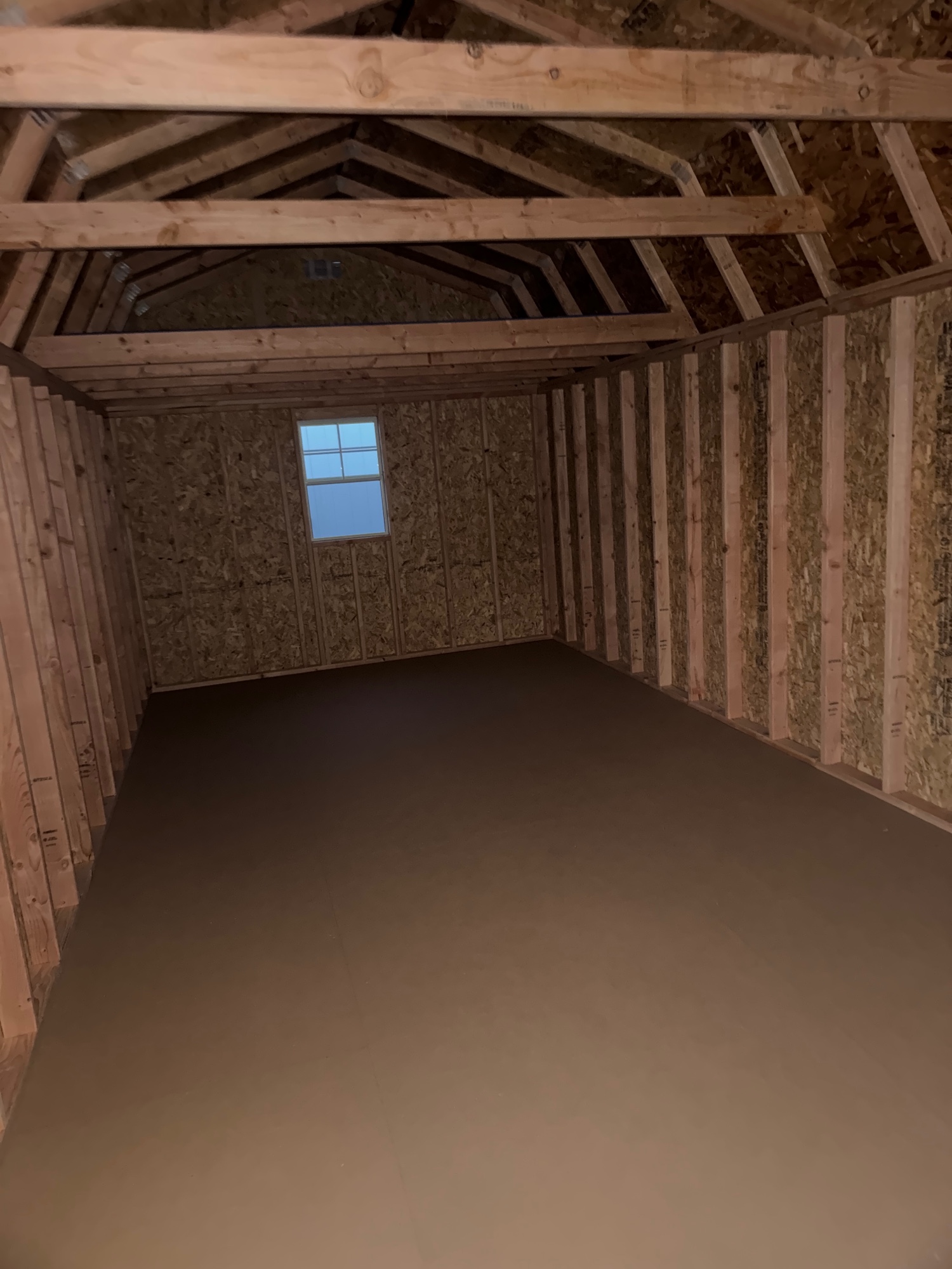 Lofted Barn Garage - 12x28 image 4