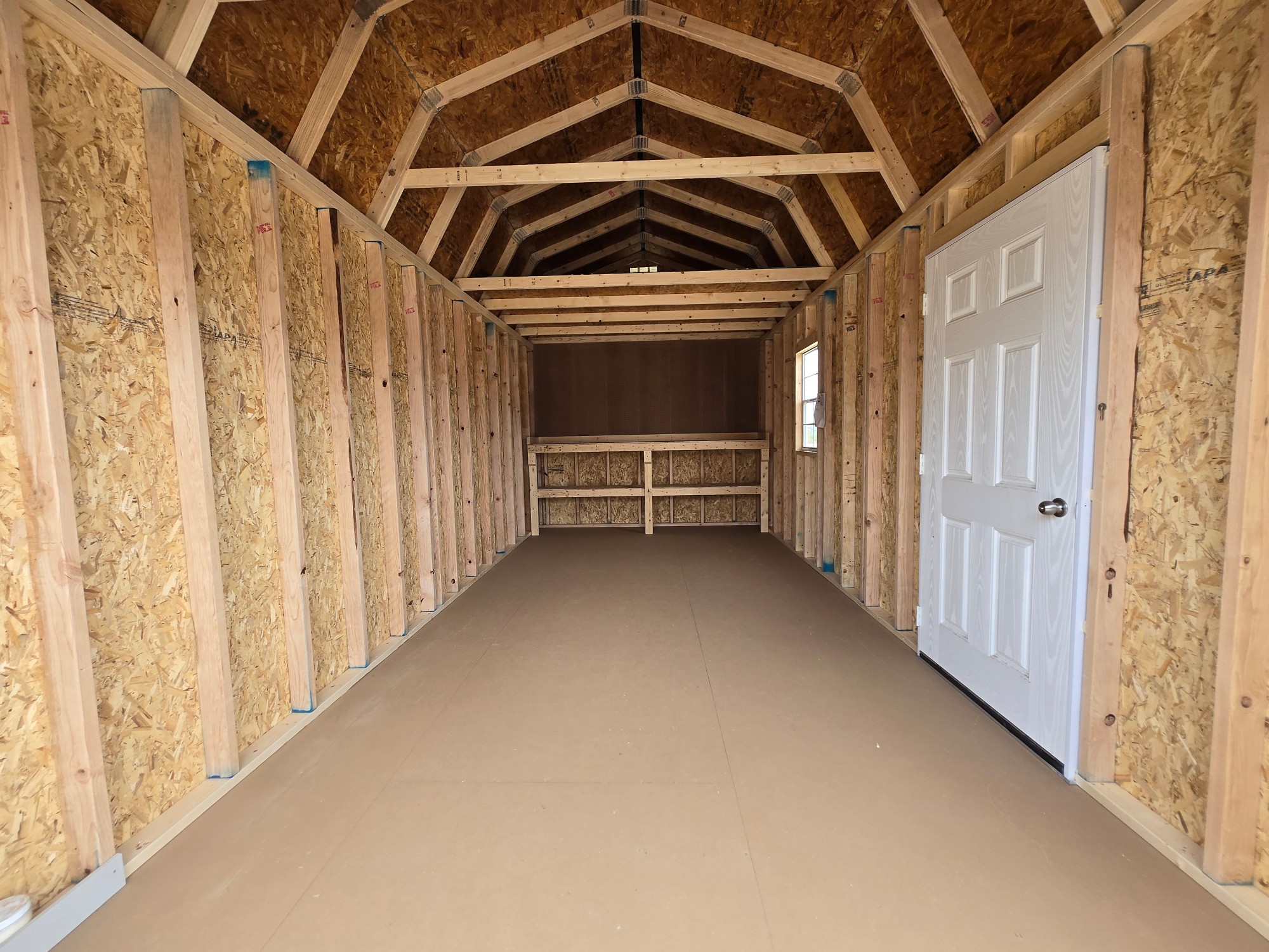 Lofted Barn 8' Garage - 10x20