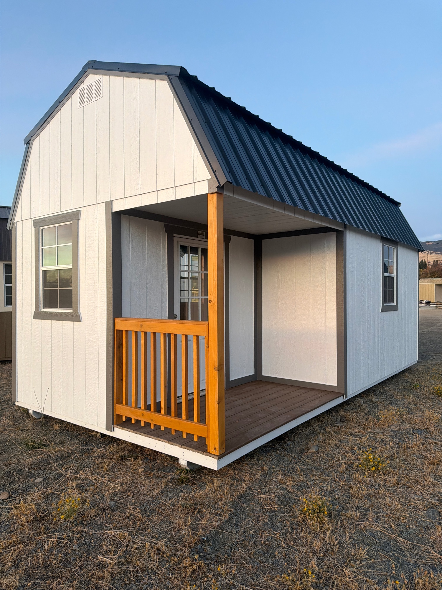 Lofted Barn Side Porch - 10x20