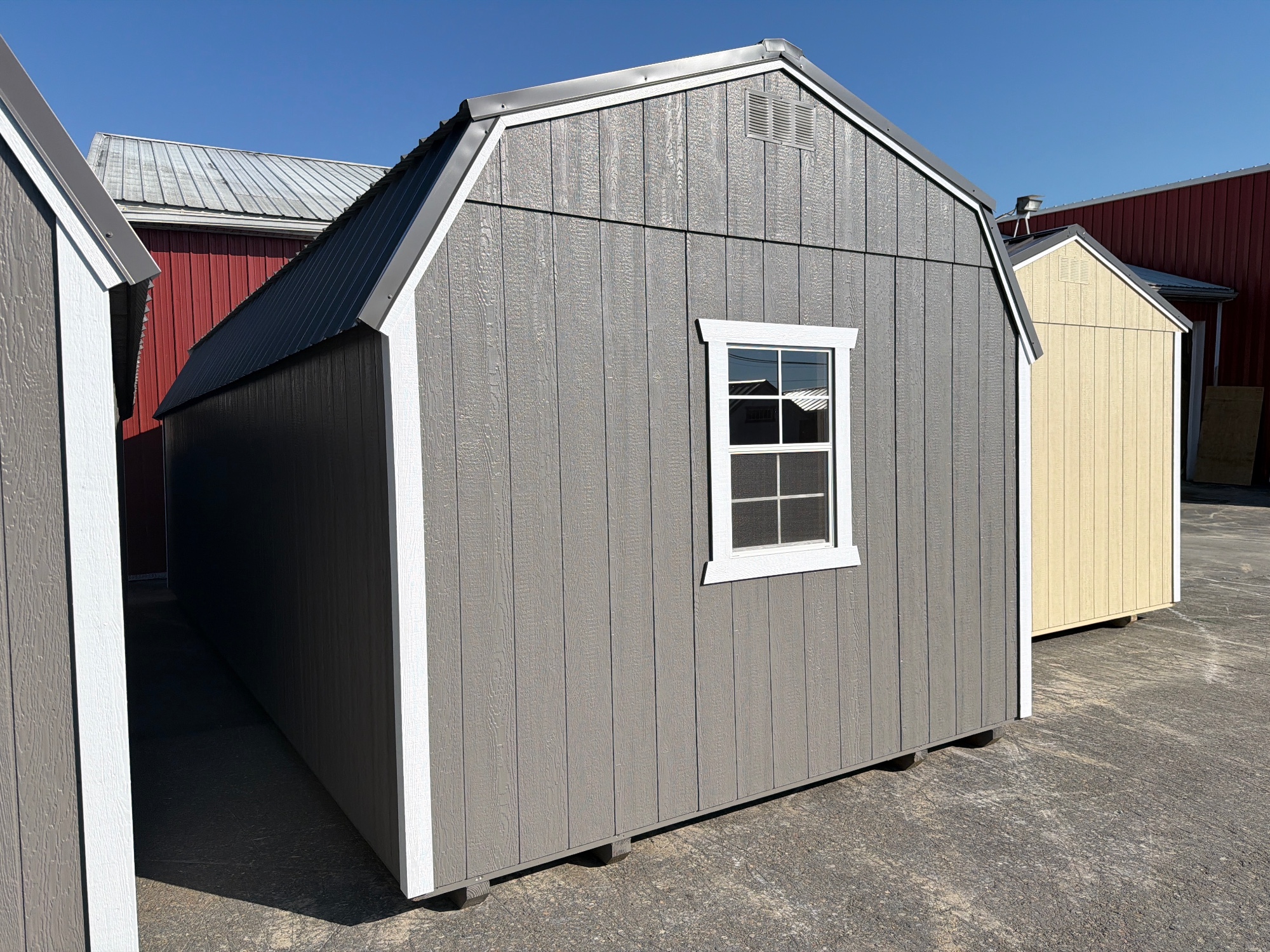 Lofted Barn Garage - 12x28 image 2