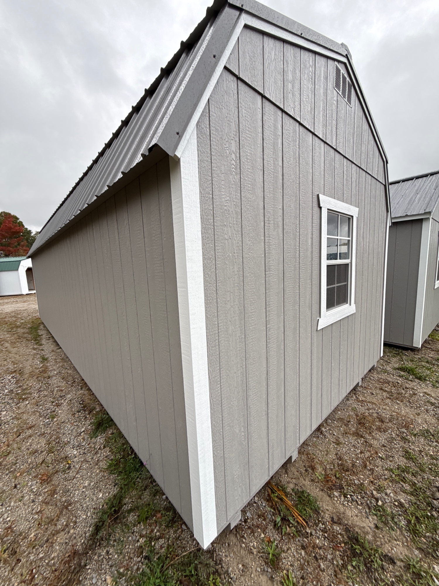 Lofted Barn Garage - 12x28 image 2