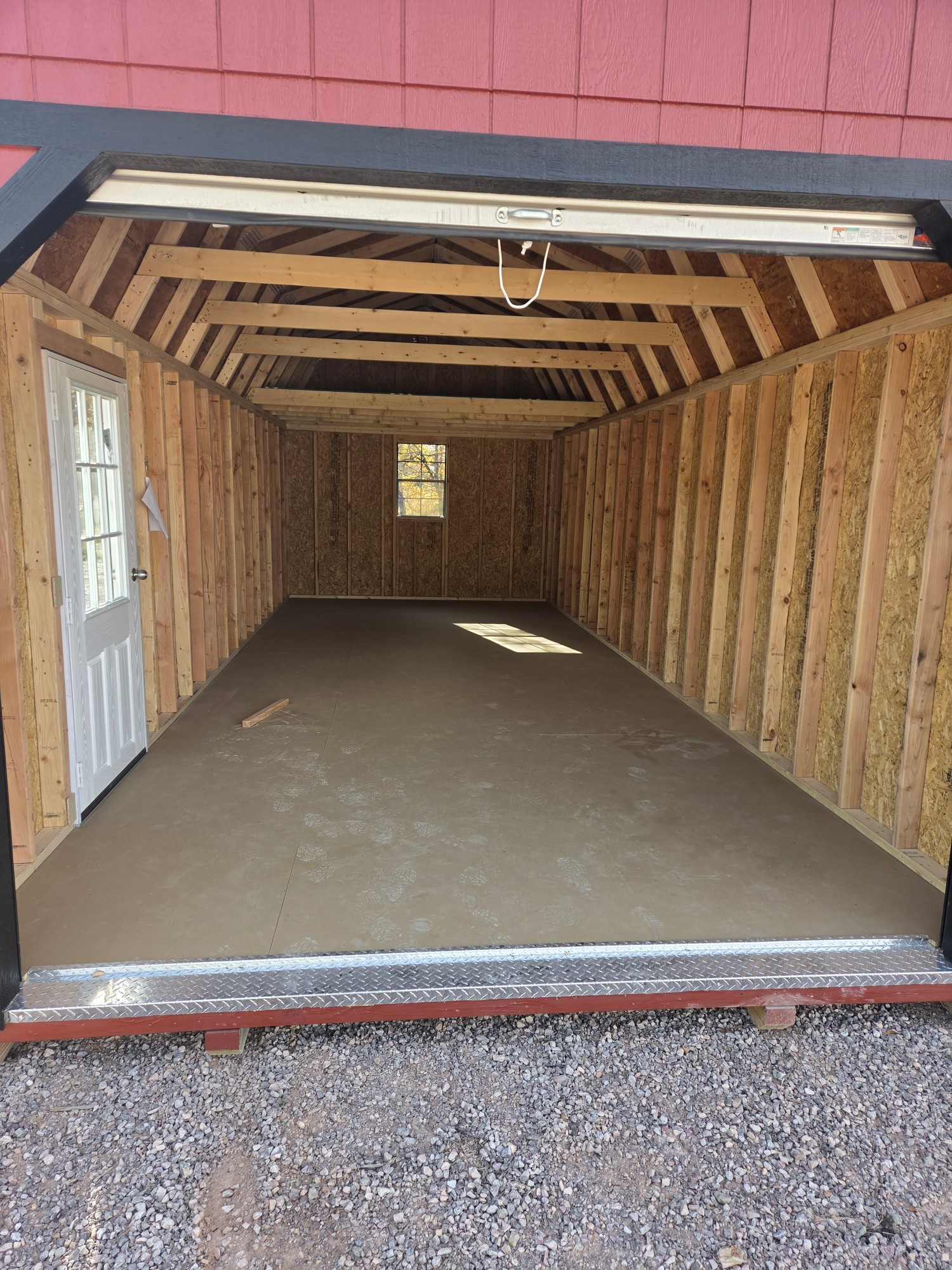 Lofted Barn Garage - 12x28 image 4